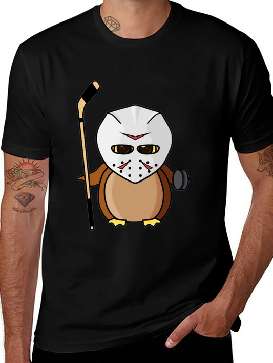 Hockey Mask Owl T-Shirt - Unique Graphic Tee