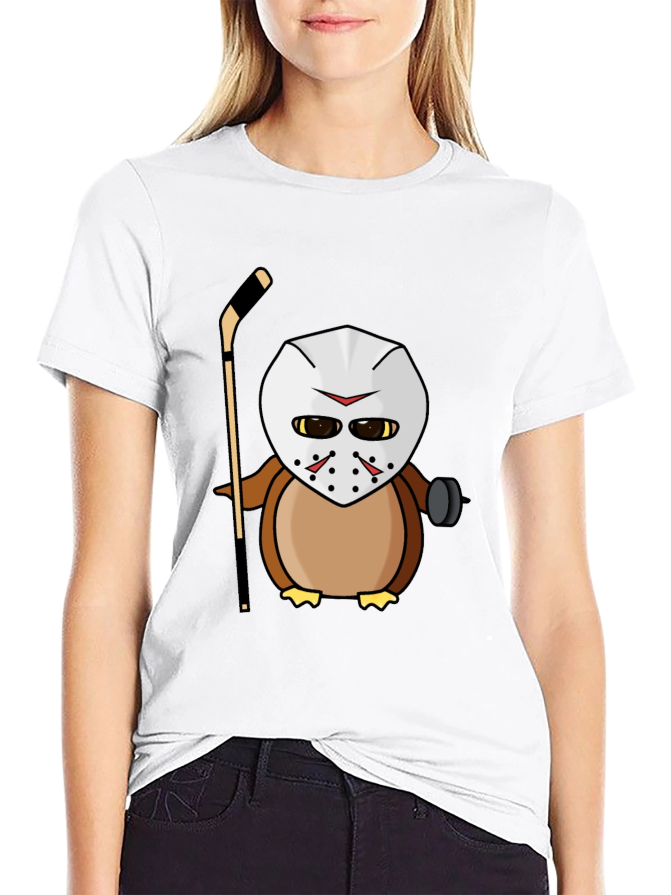 Hockey Mask Owl T-Shirt - Unique Graphic Tee