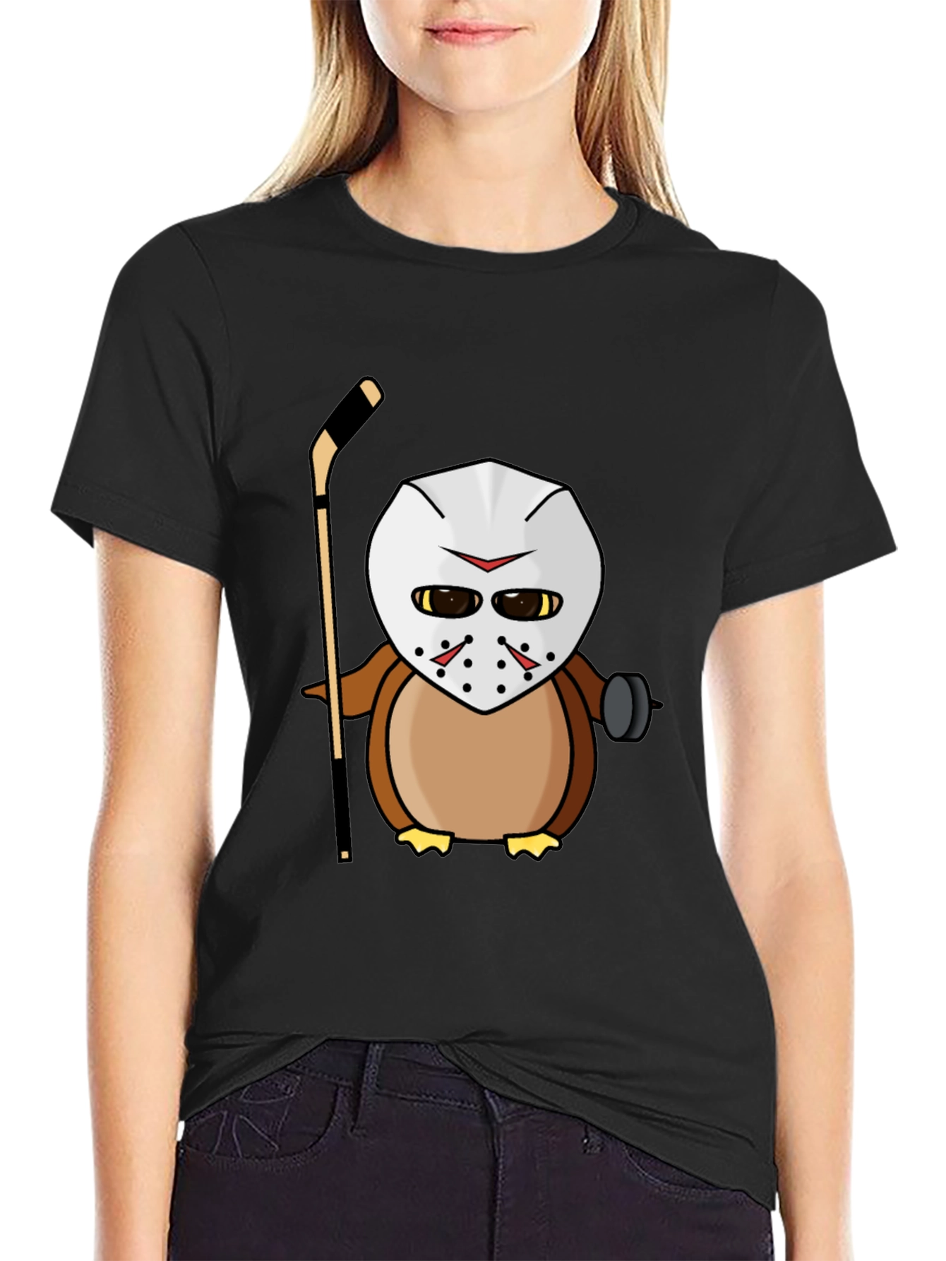 Hockey Mask Owl T-Shirt - Unique Graphic Tee