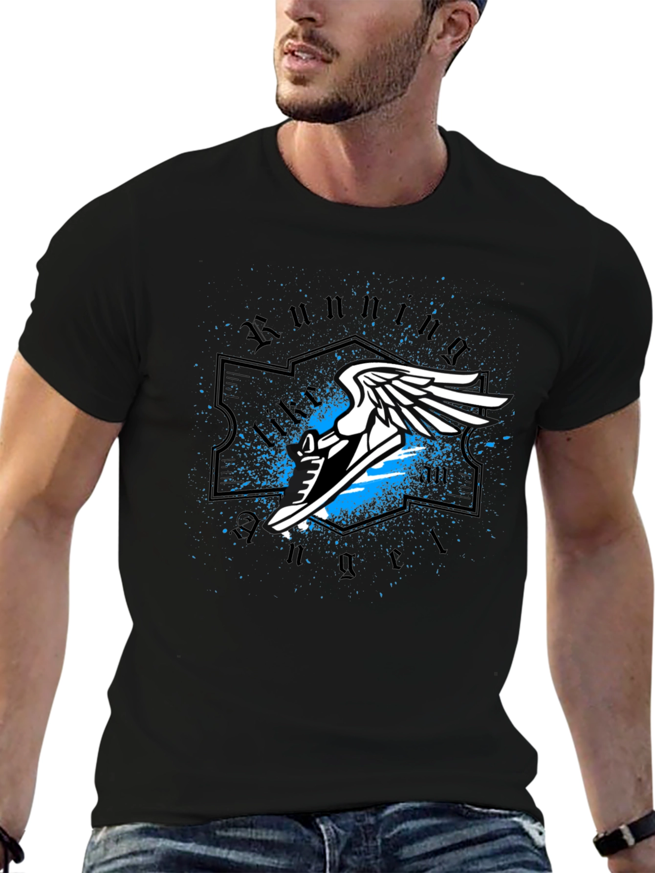 Running Angel Graphic Tee