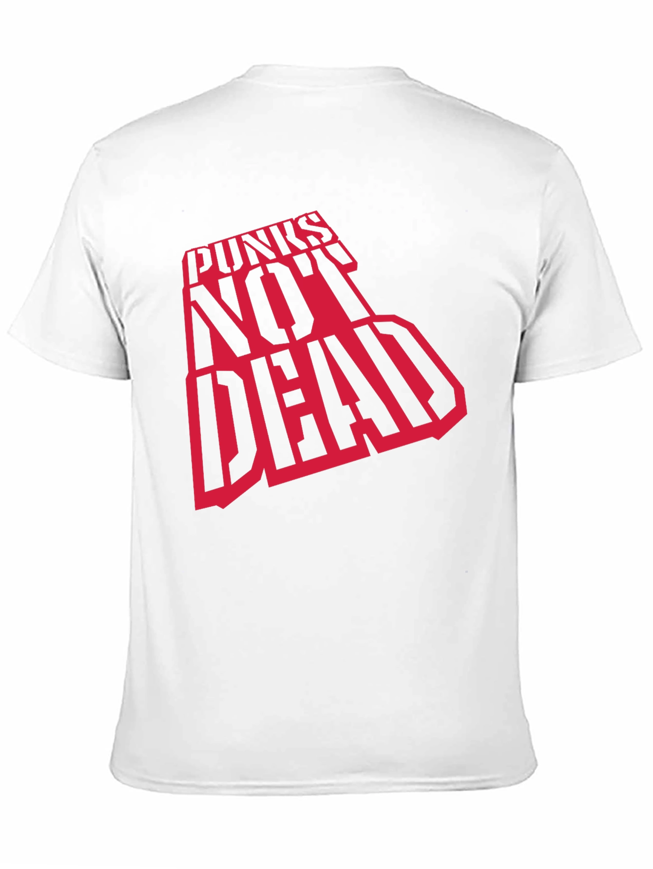 Punks Not Dead Graphic Tee - Black Cotton T-Shirt