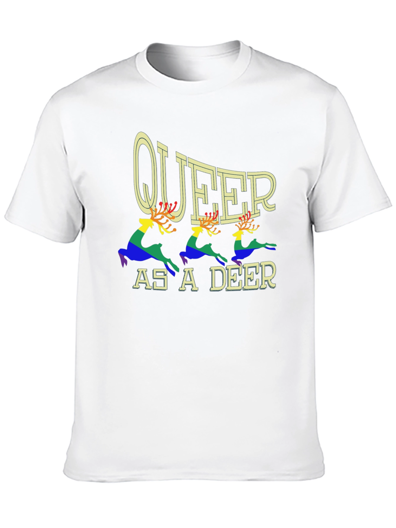 Queer As A Deer Pride T-Shirt