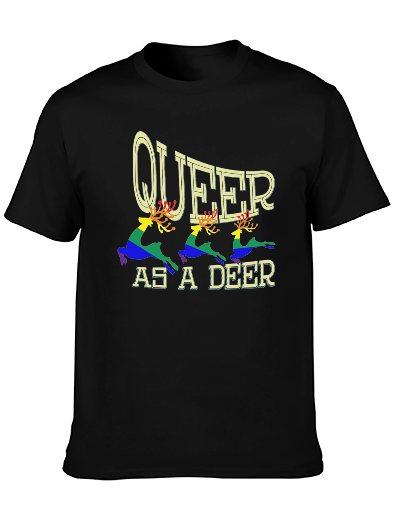 Queer As A Deer Pride T-Shirt
