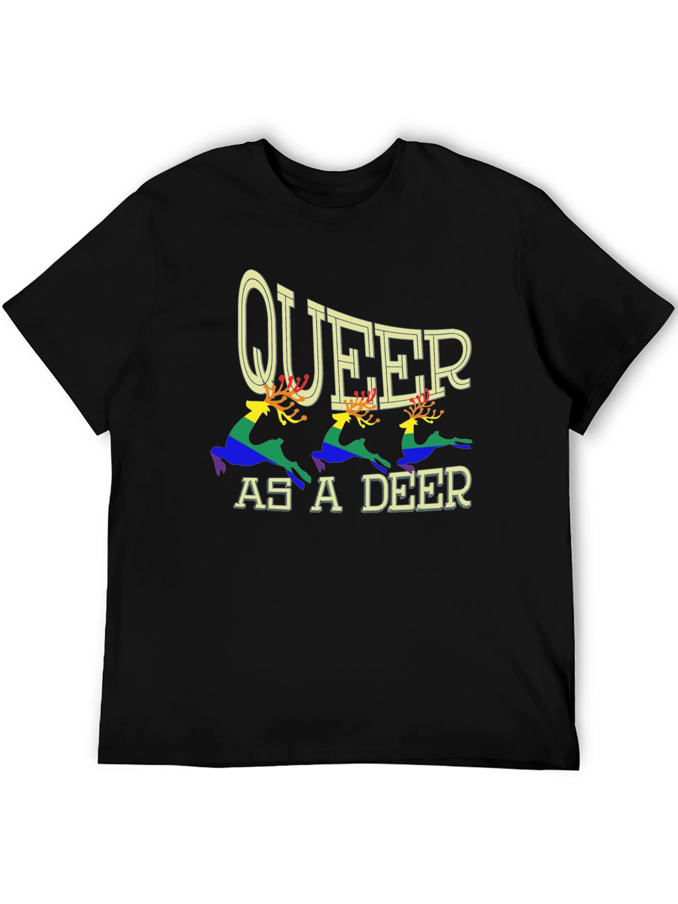 Queer As A Deer Pride T-Shirt