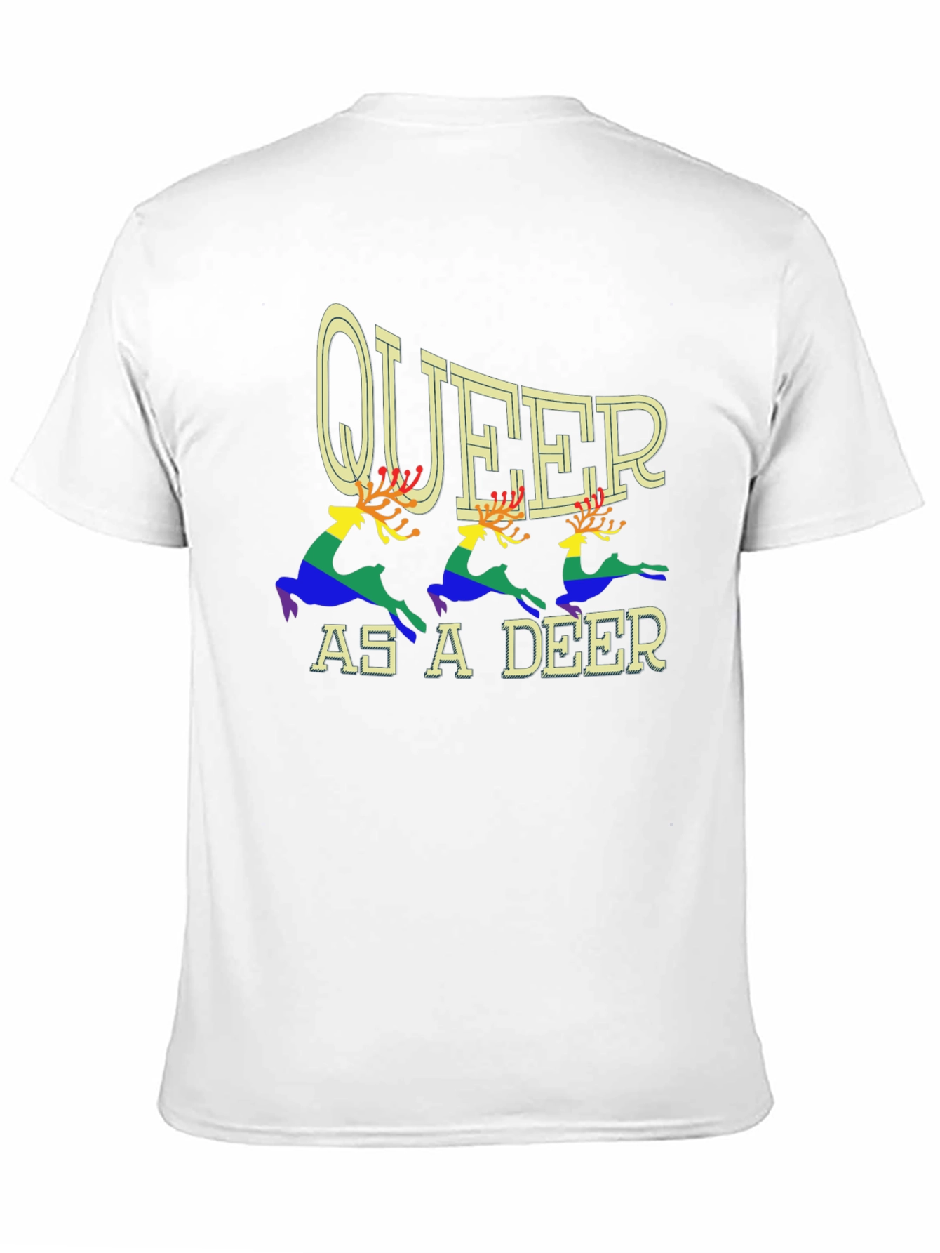 Queer As A Deer Pride T-Shirt