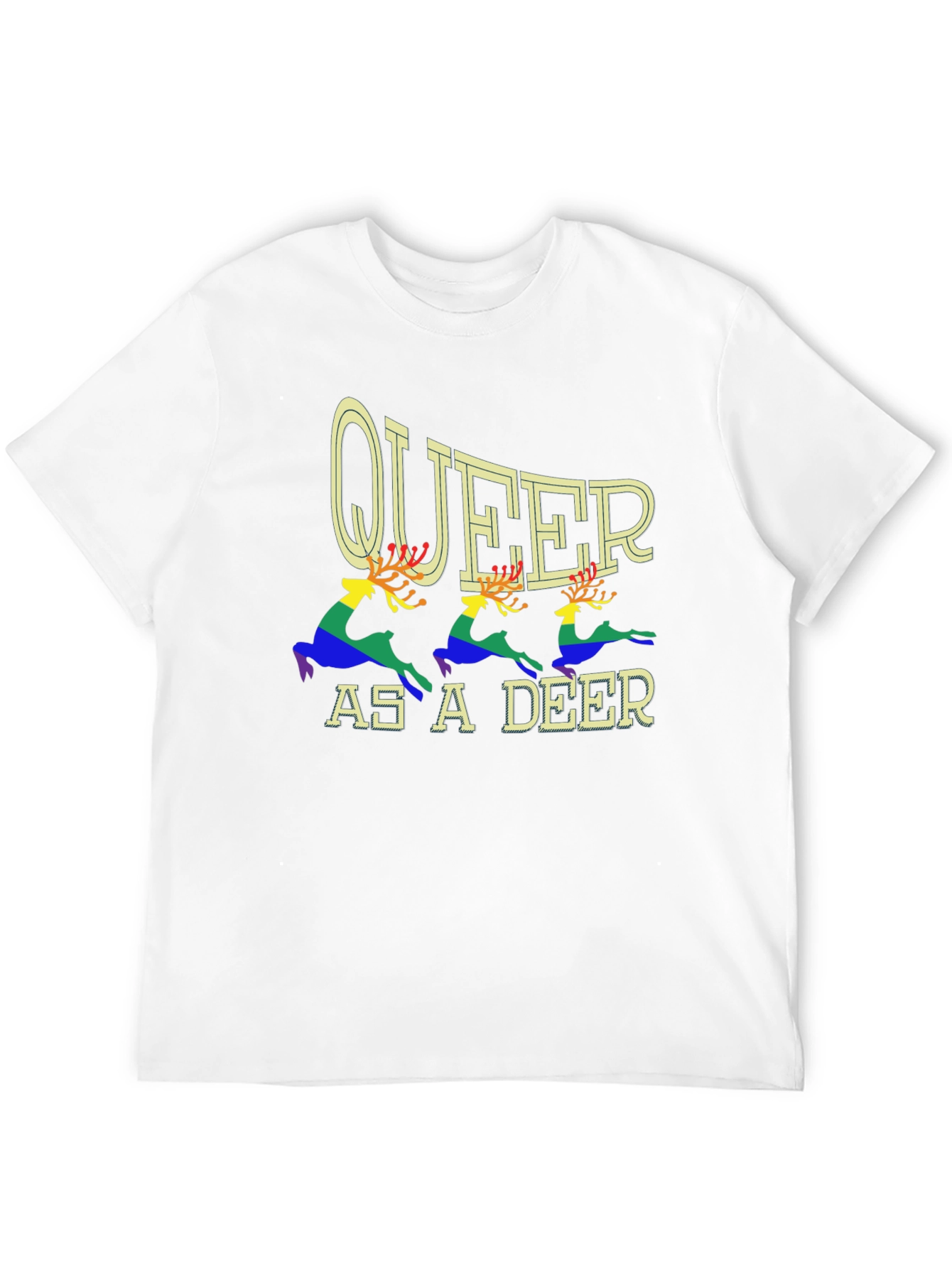 Queer As A Deer Pride T-Shirt