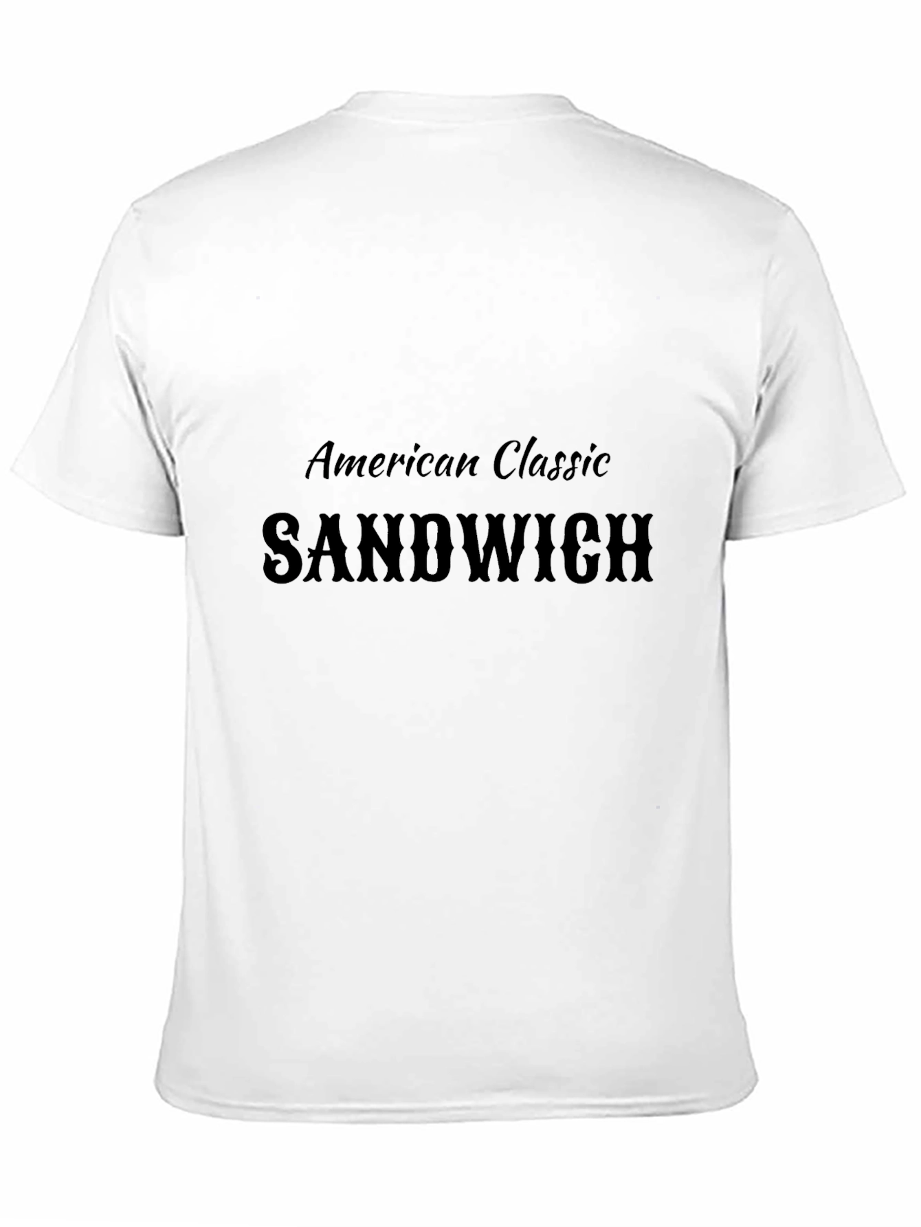 American Classic Sandwich Black T-Shirt