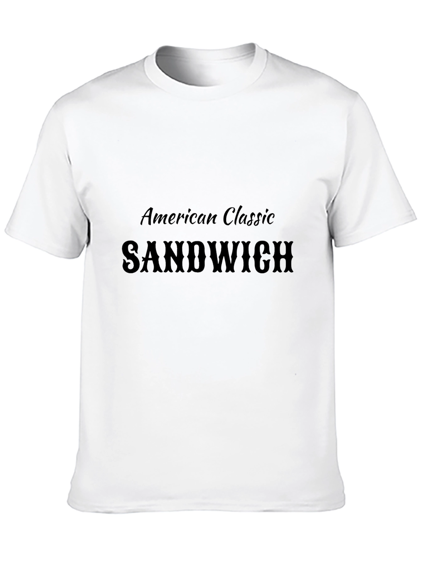 American Classic Sandwich Black T-Shirt