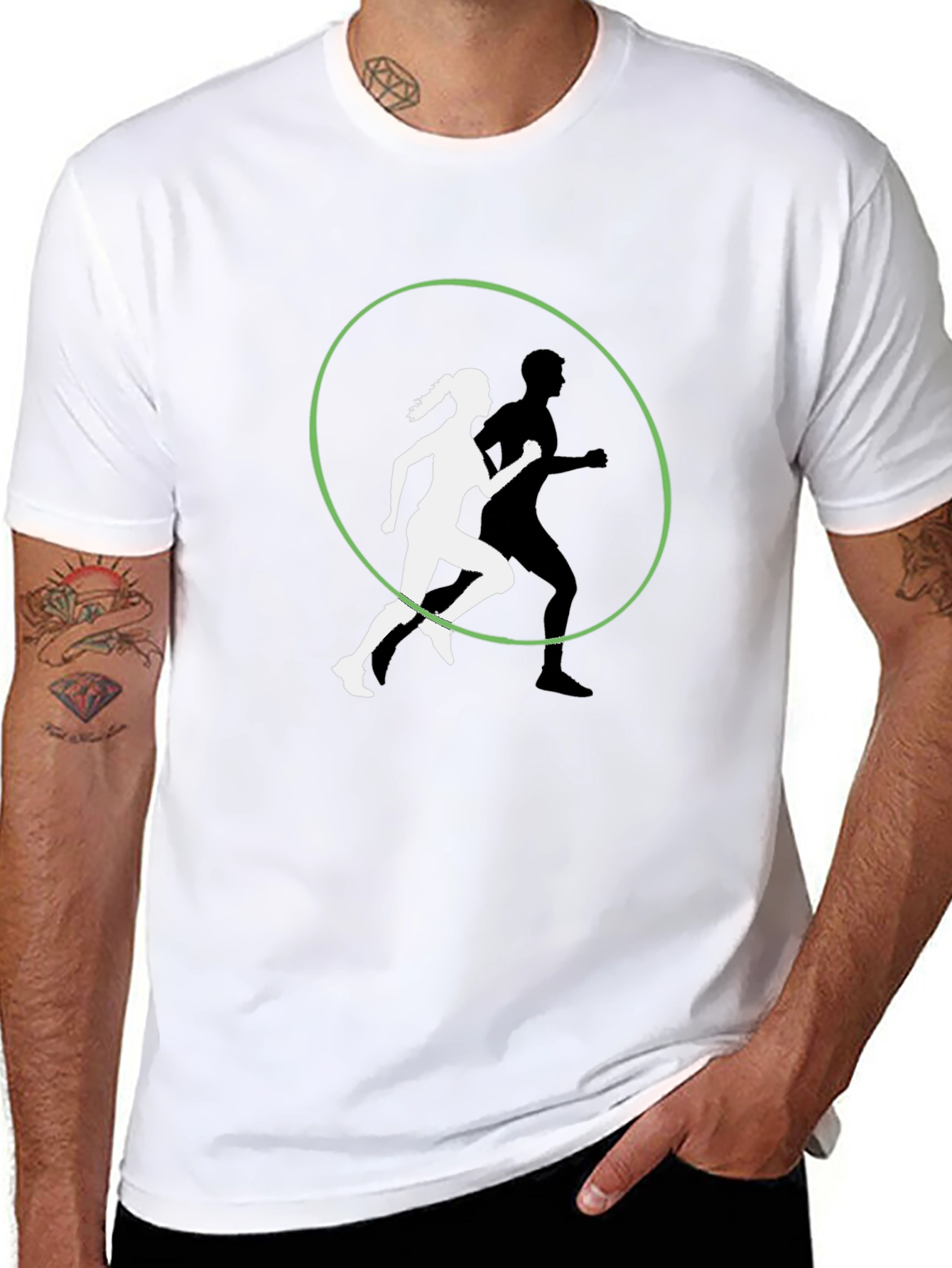 Running Silhouette Graphic Tee