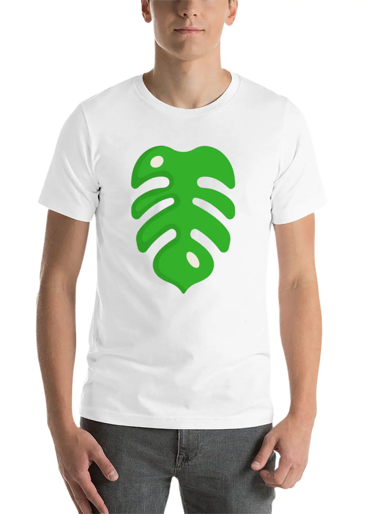 Leaf Illustration Unisex Casual T-Shirt – Clean Design For Daily Comfort