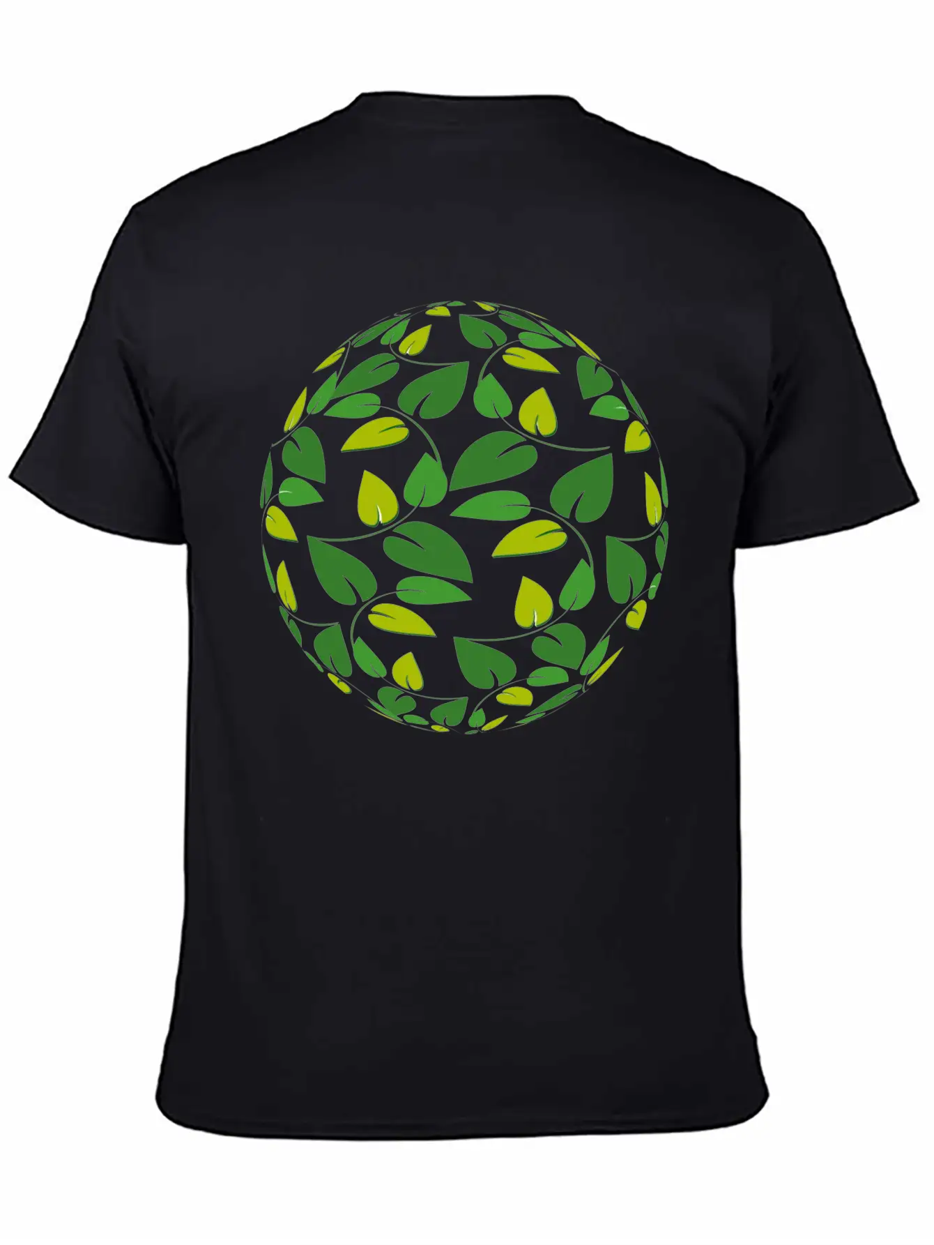 Leafy Sphere Unisex Casual T-Shirt – Clean Design For Daily Comfort