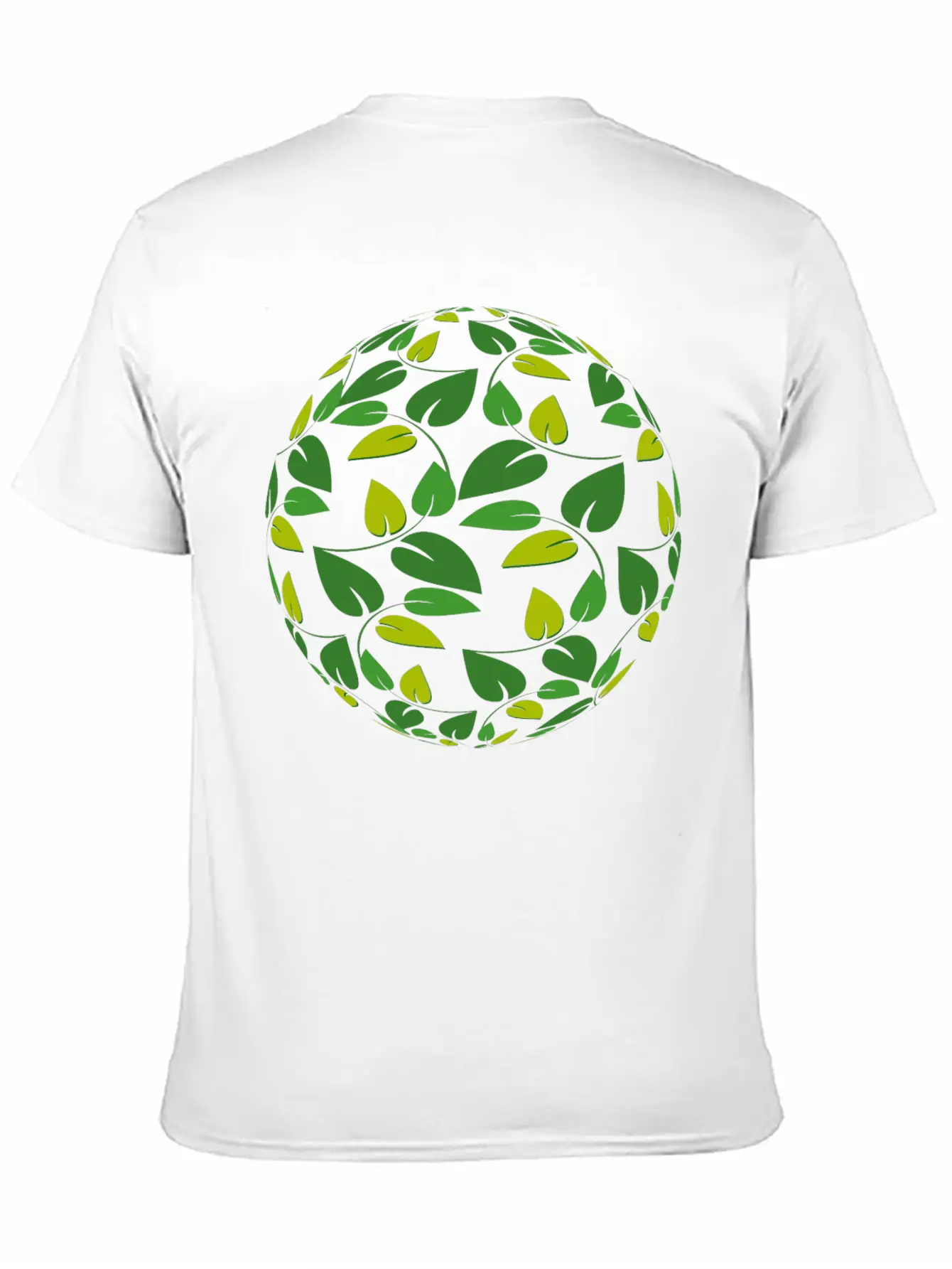 Leafy Sphere Unisex Casual T-Shirt – Clean Design For Daily Comfort