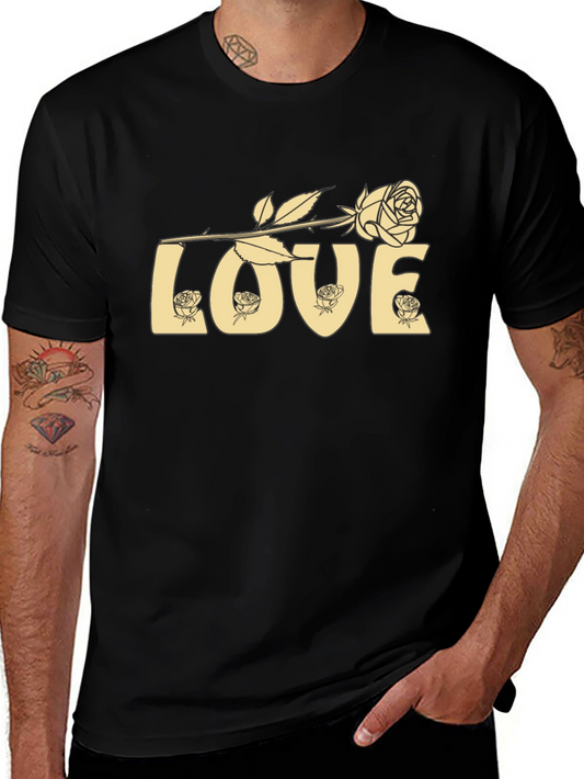 Love Rose Graphic T-Shirt - Soft Cotton Blend