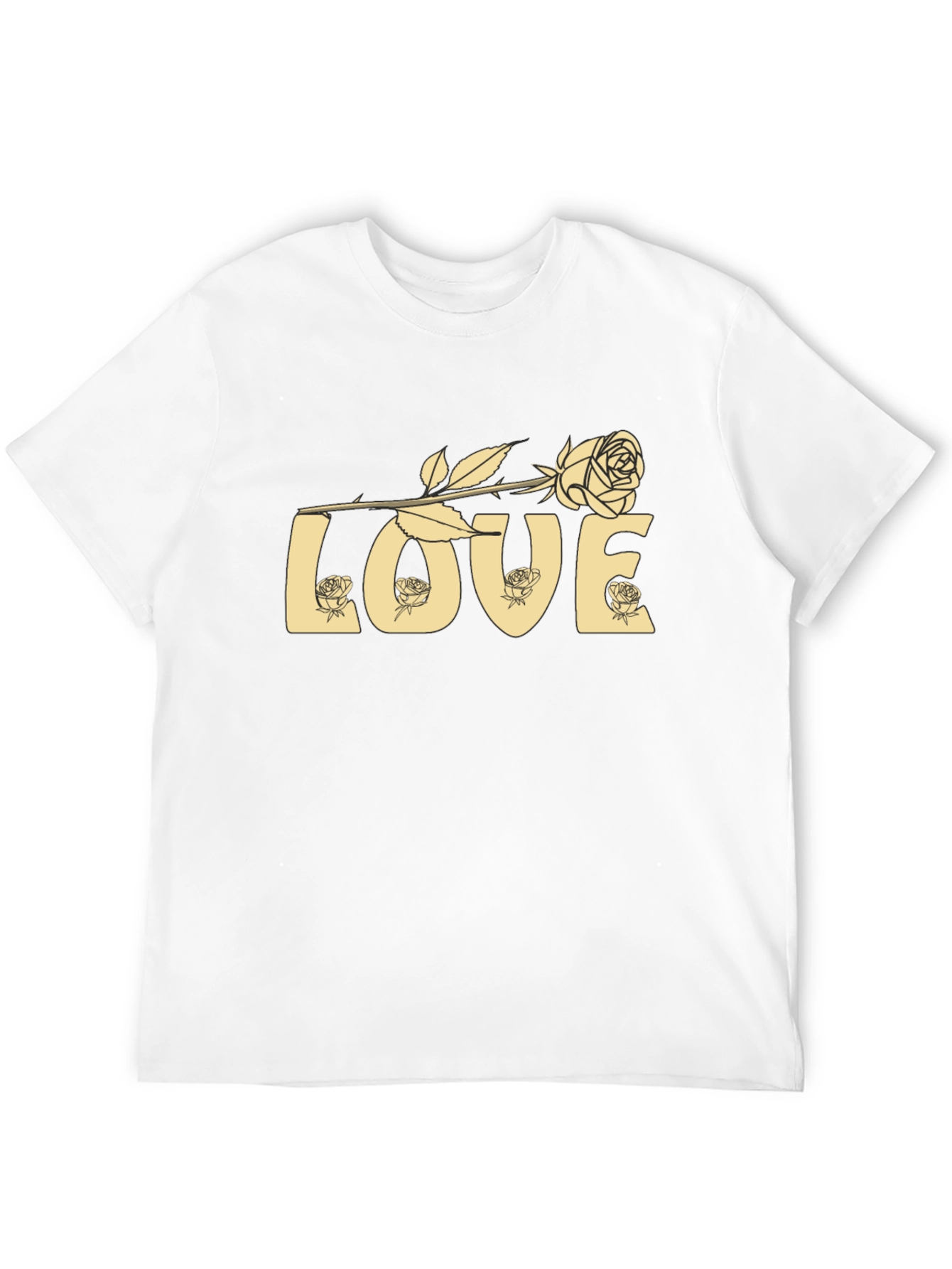 Love Rose Graphic T-Shirt - Soft Cotton Blend