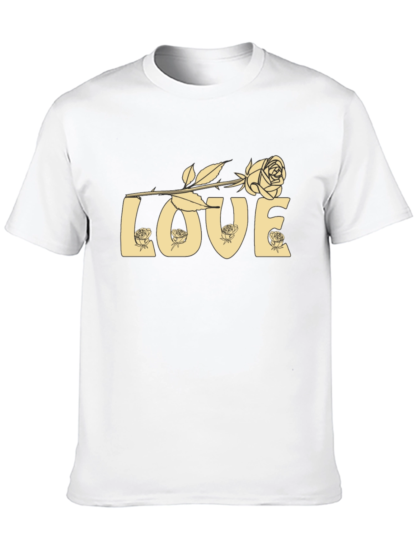 Love Rose Graphic T-Shirt - Soft Cotton Blend