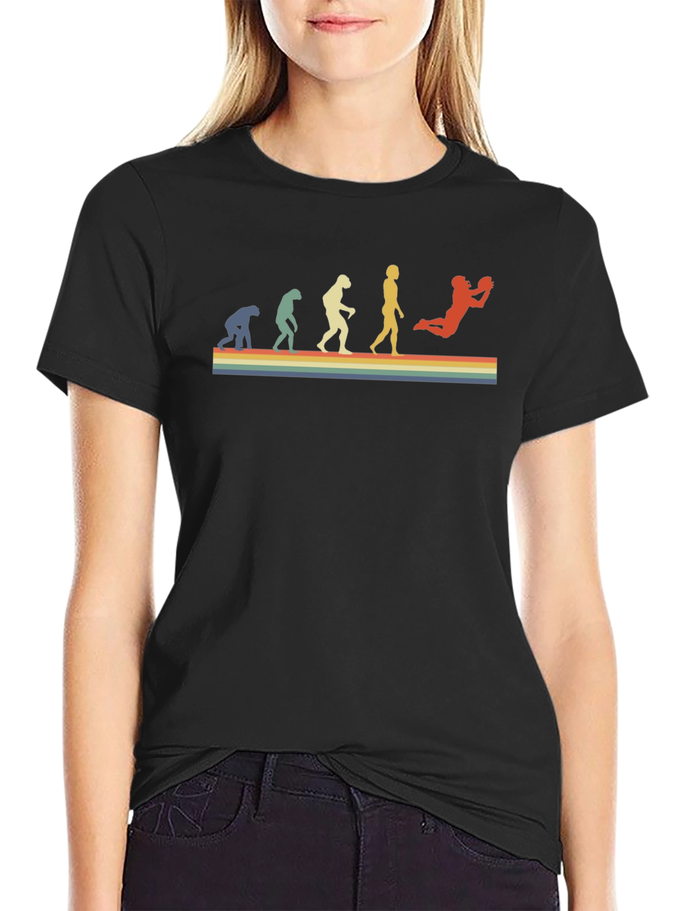 Evolution of Football T-Shirt