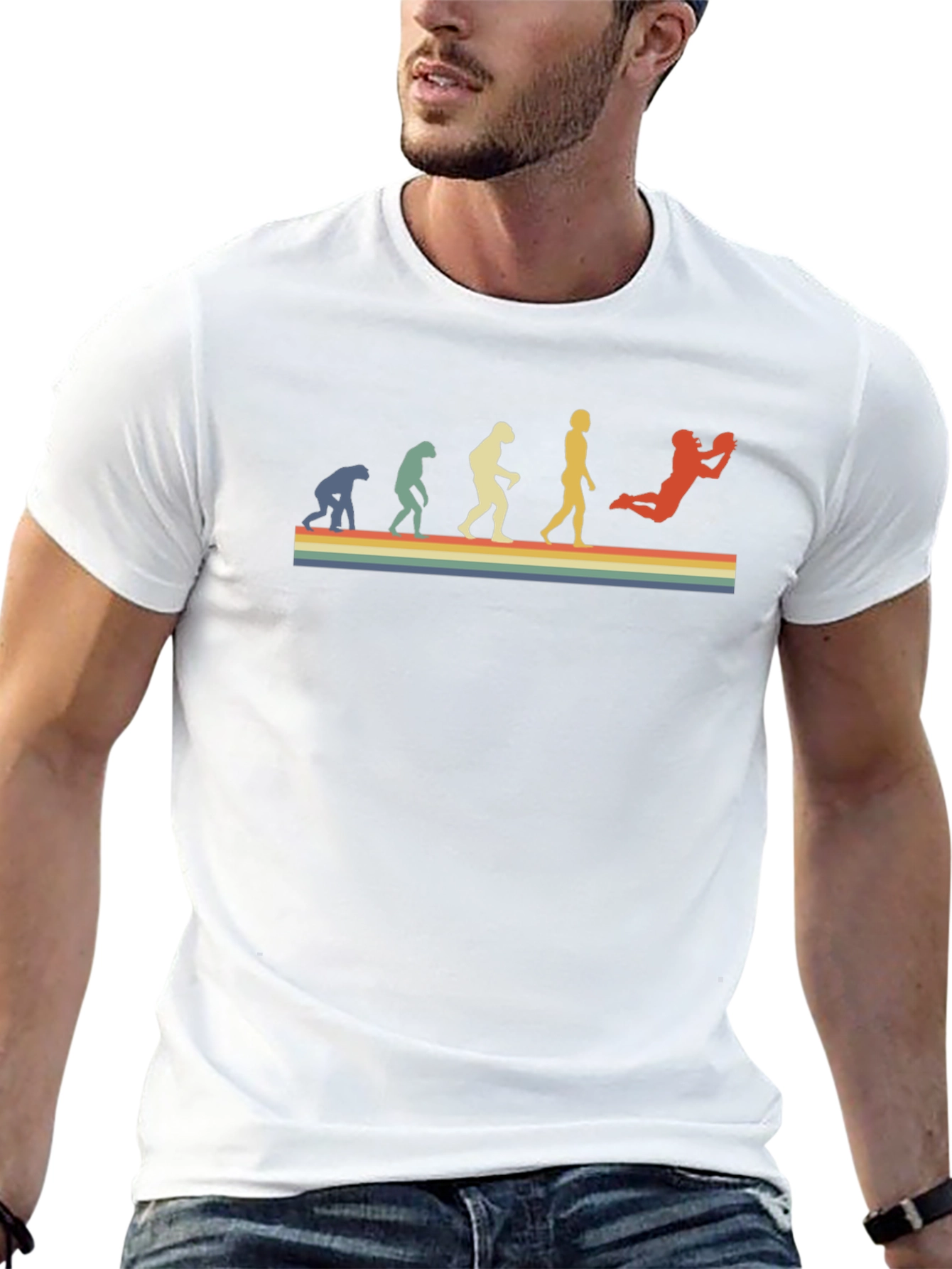 Evolution of Football T-Shirt