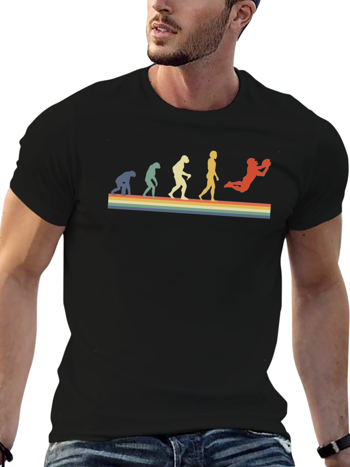 Evolution of Football T-Shirt