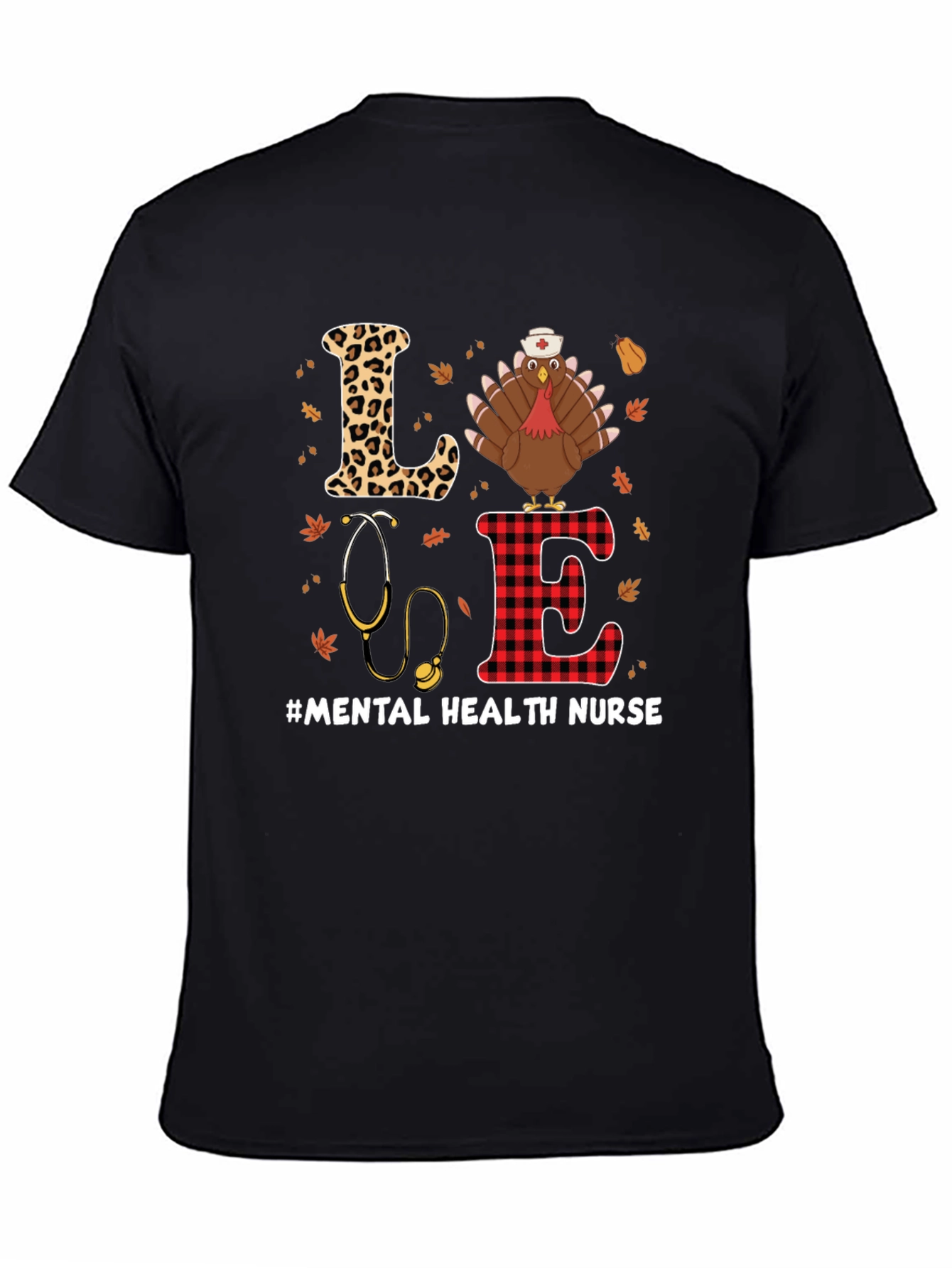 Mental Health Nurse Thanksgiving T-Shirt