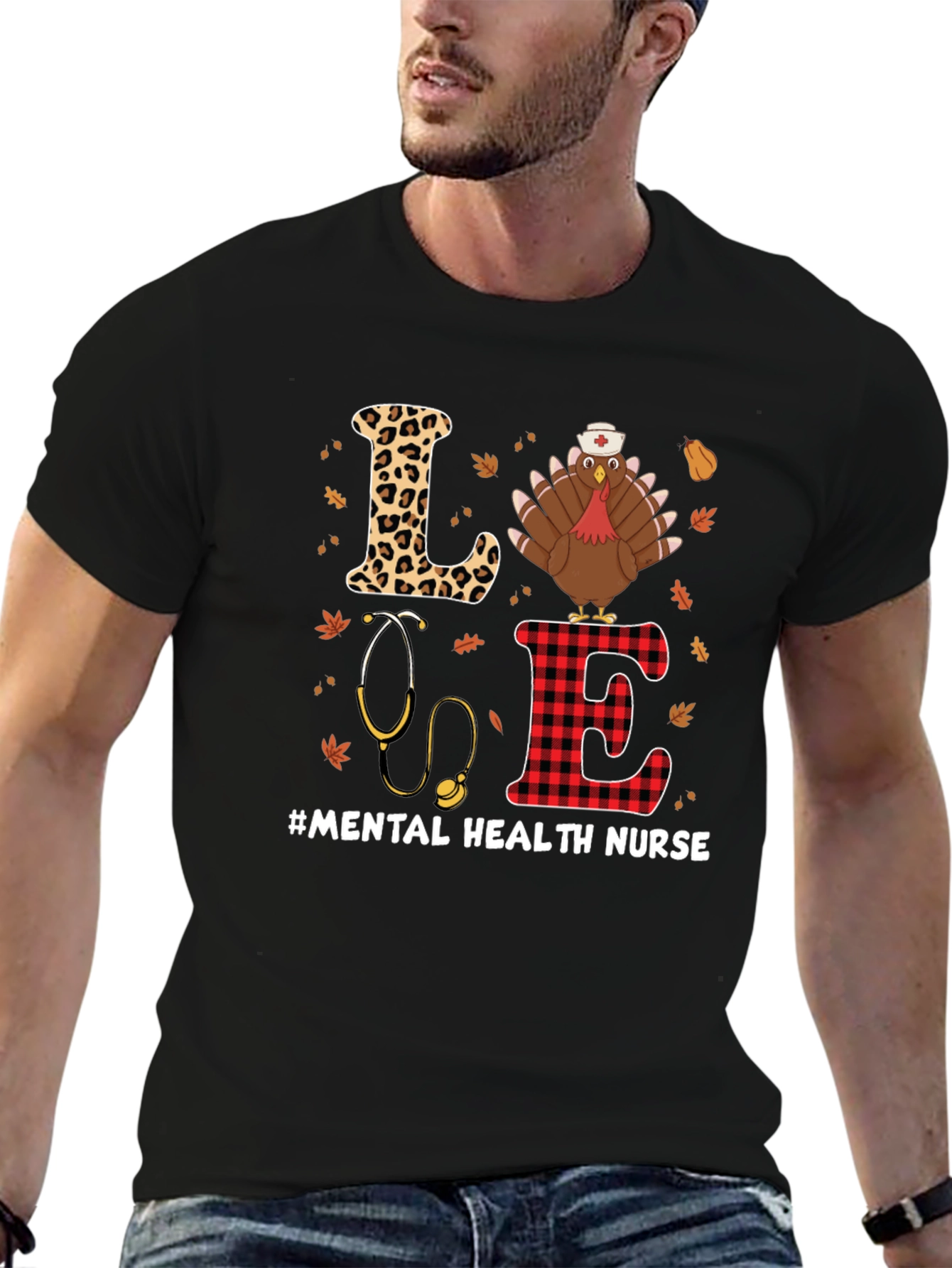Mental Health Nurse Thanksgiving T-Shirt