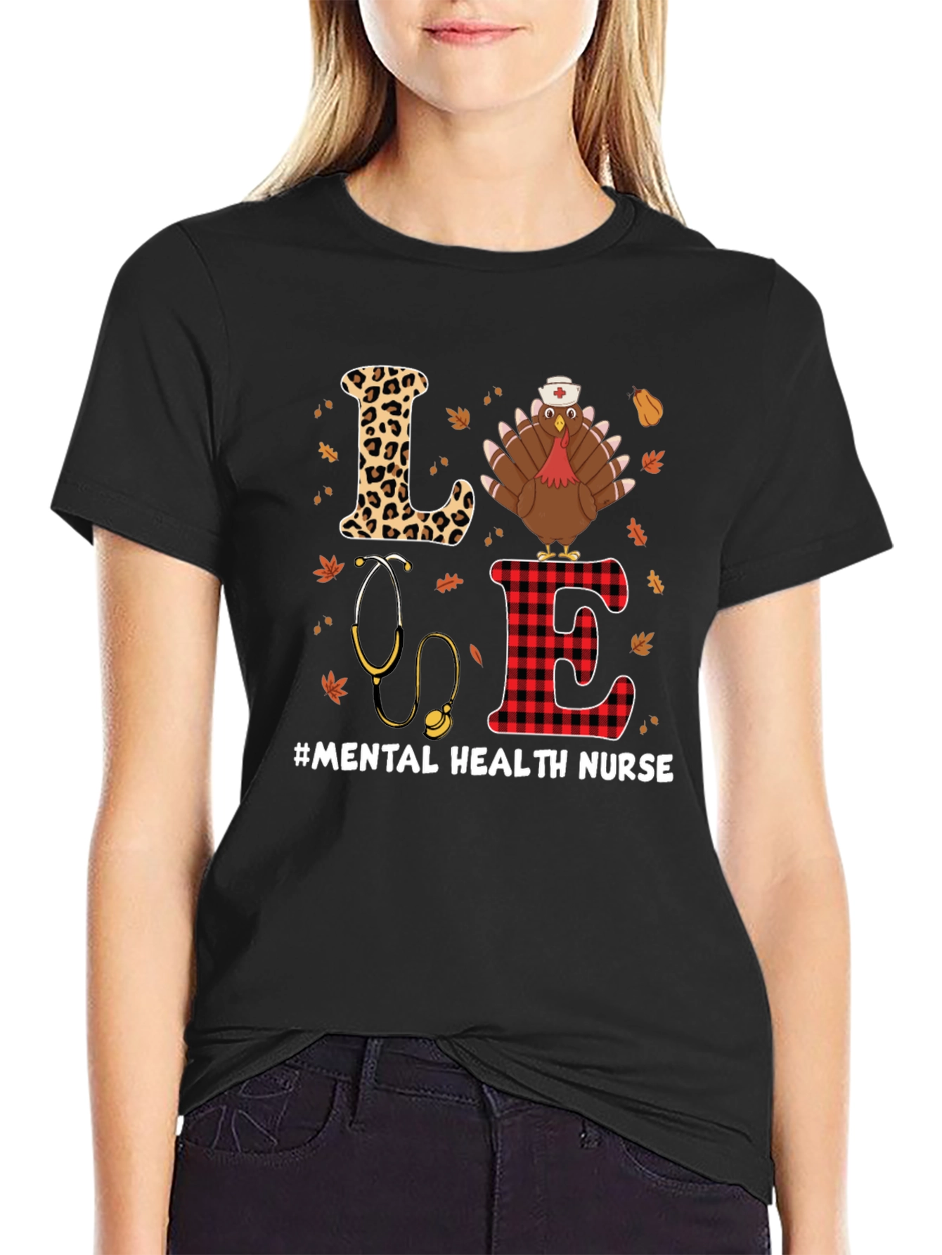 Mental Health Nurse Thanksgiving T-Shirt