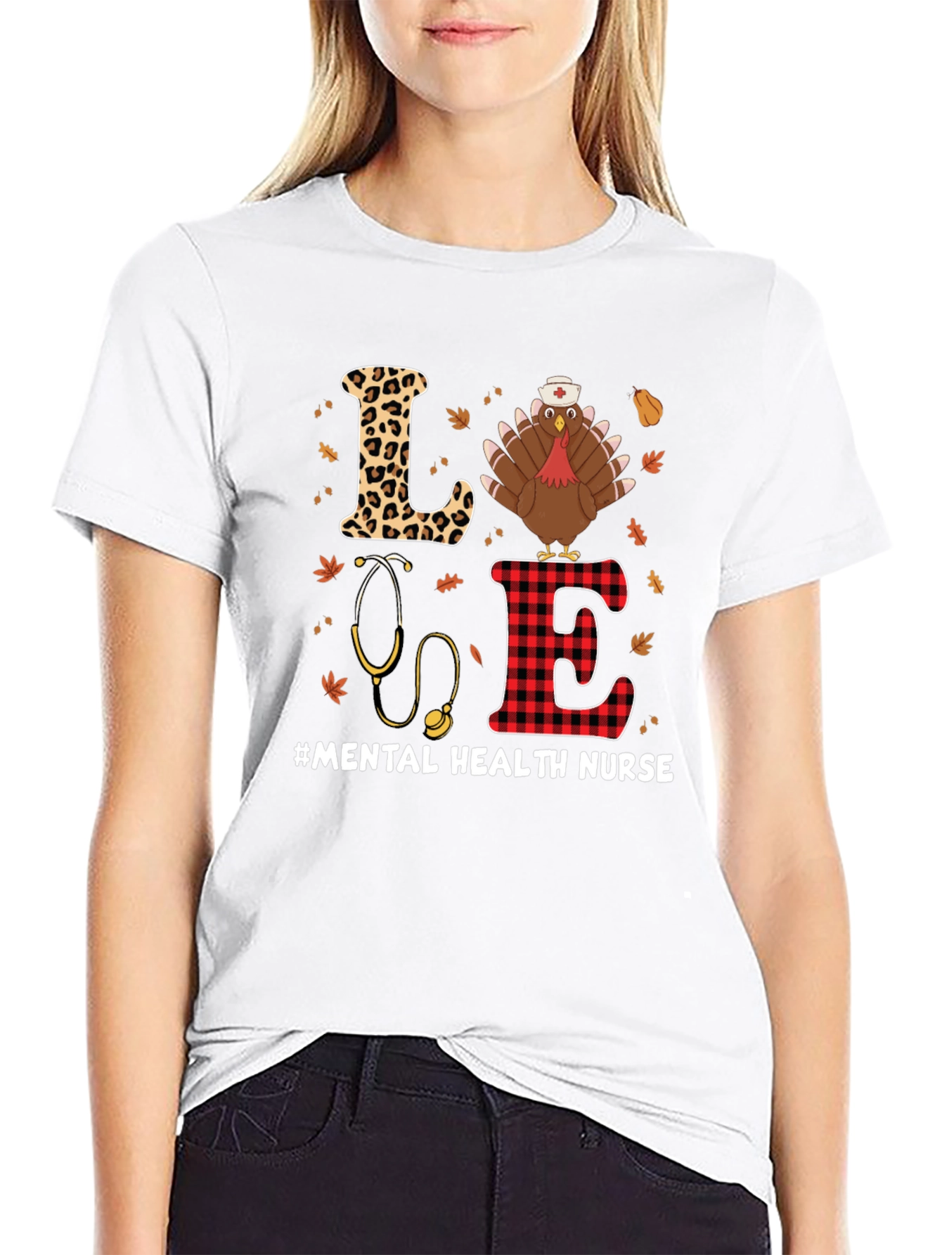 Mental Health Nurse Thanksgiving T-Shirt