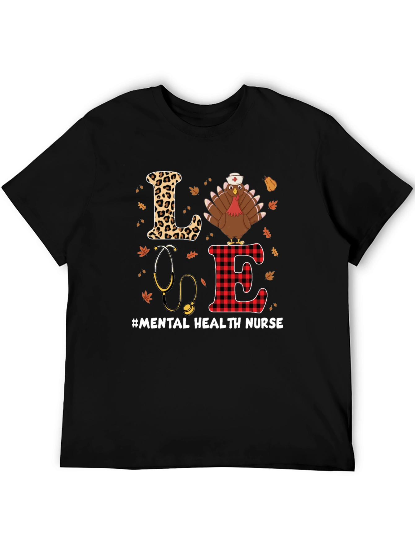 Mental Health Nurse Thanksgiving T-Shirt