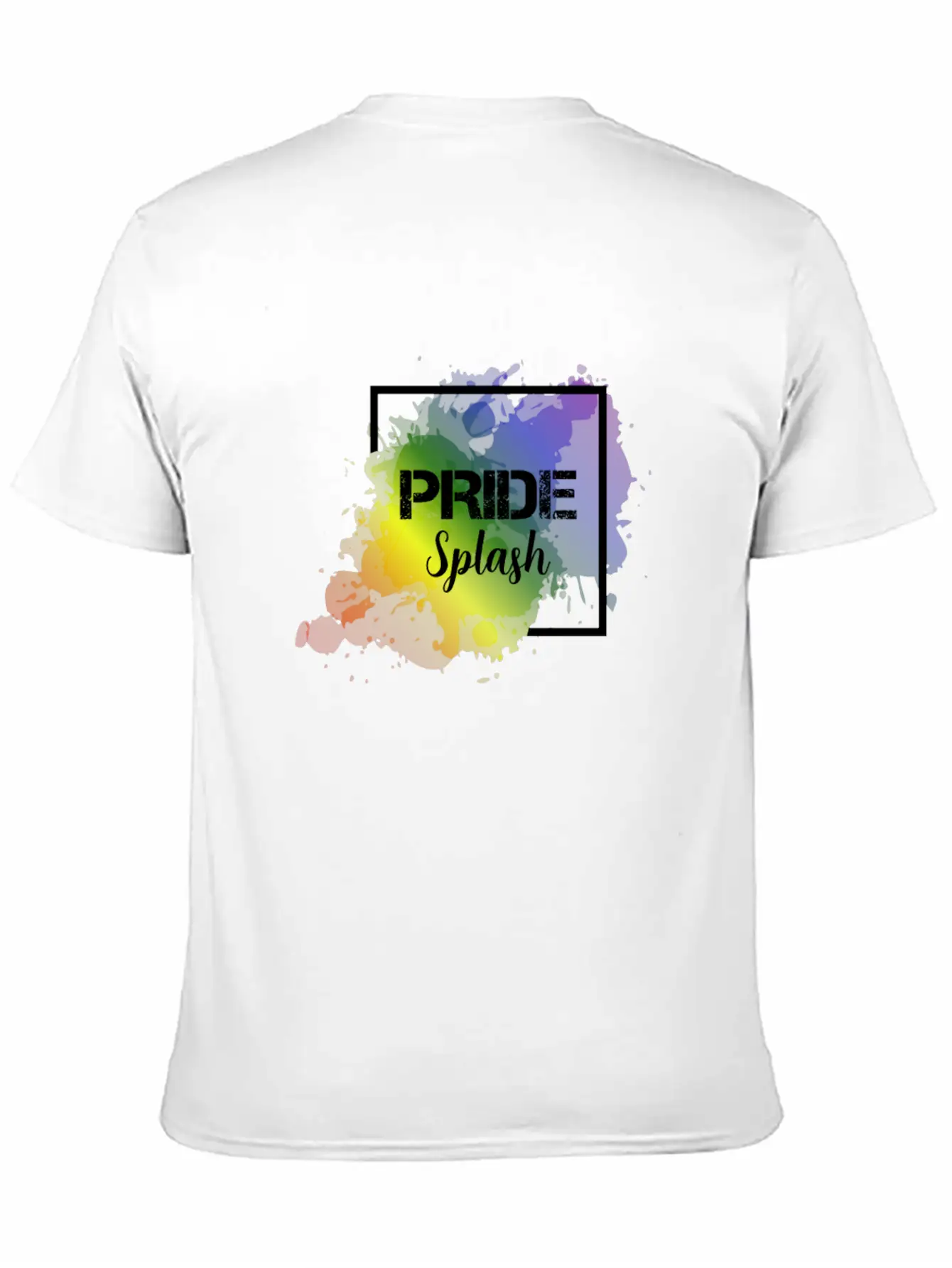 LGBT Pride Splash Gay Pride CSD Coming Out Unisex Casual T-Shirt – Clean Design For Daily Comfort