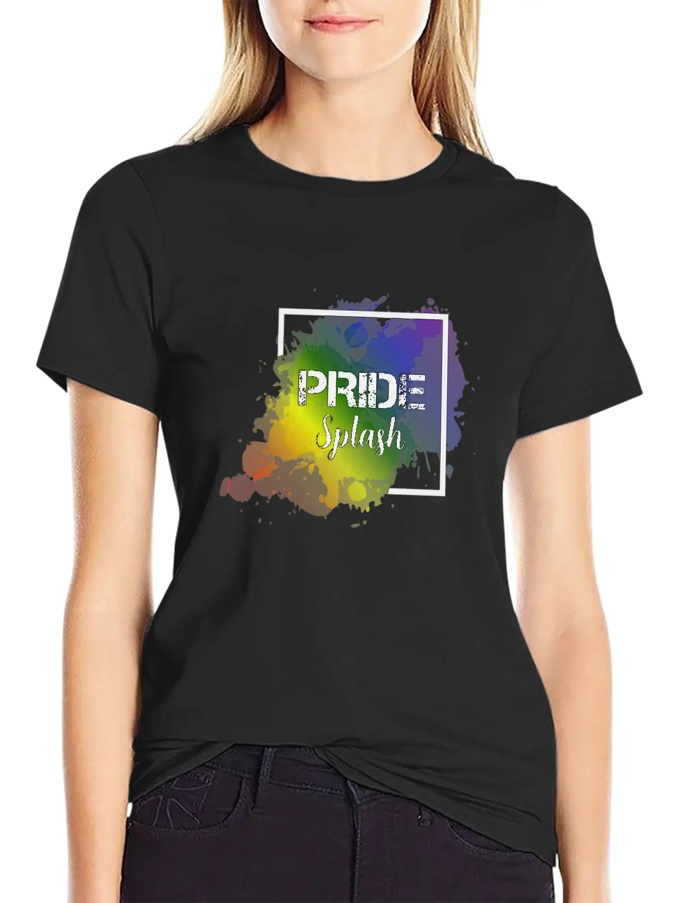 LGBT Pride Splash Gay Pride CSD Coming Out Unisex Casual T-Shirt – Clean Design For Daily Comfort