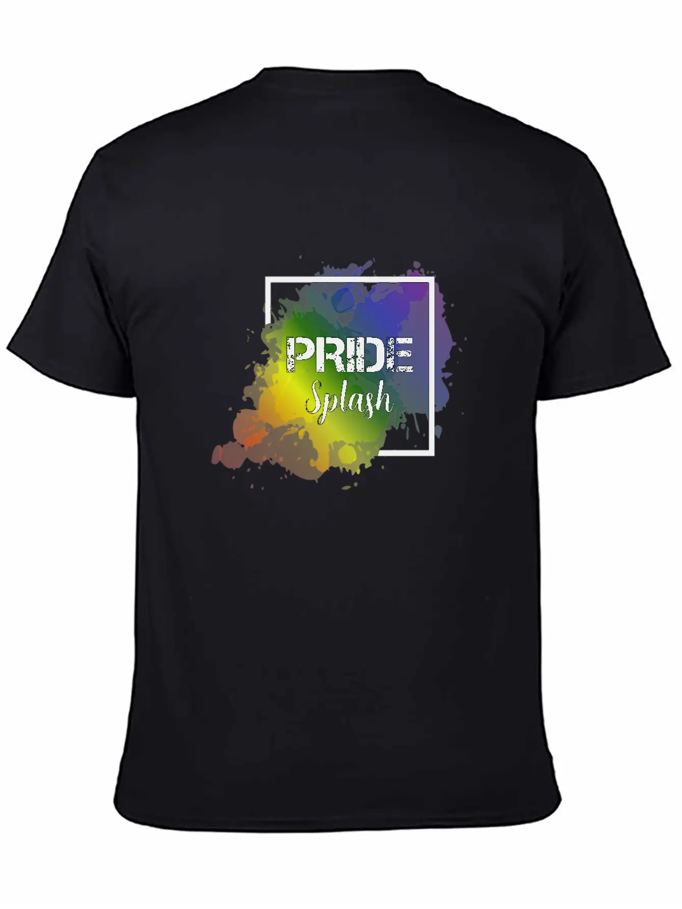 LGBT Pride Splash Gay Pride CSD Coming Out Unisex Casual T-Shirt – Clean Design For Daily Comfort