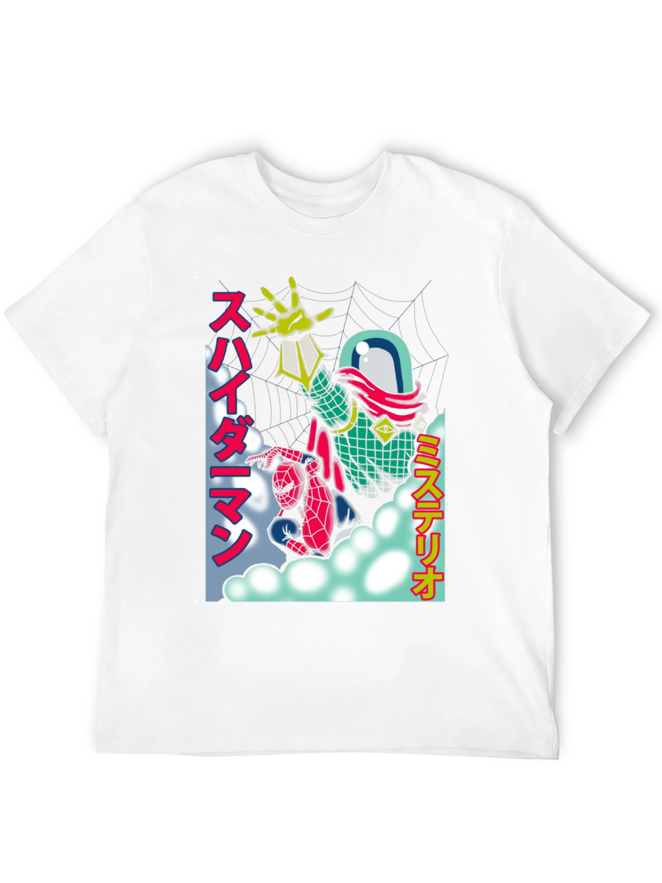 Spider-Man & Mysterio Retro Anime T-Shirt
