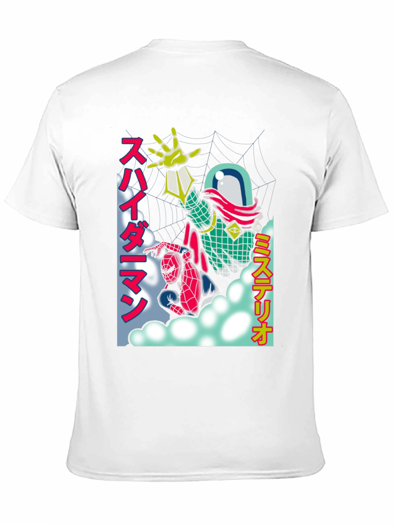 Spider-Man & Mysterio Retro Anime T-Shirt