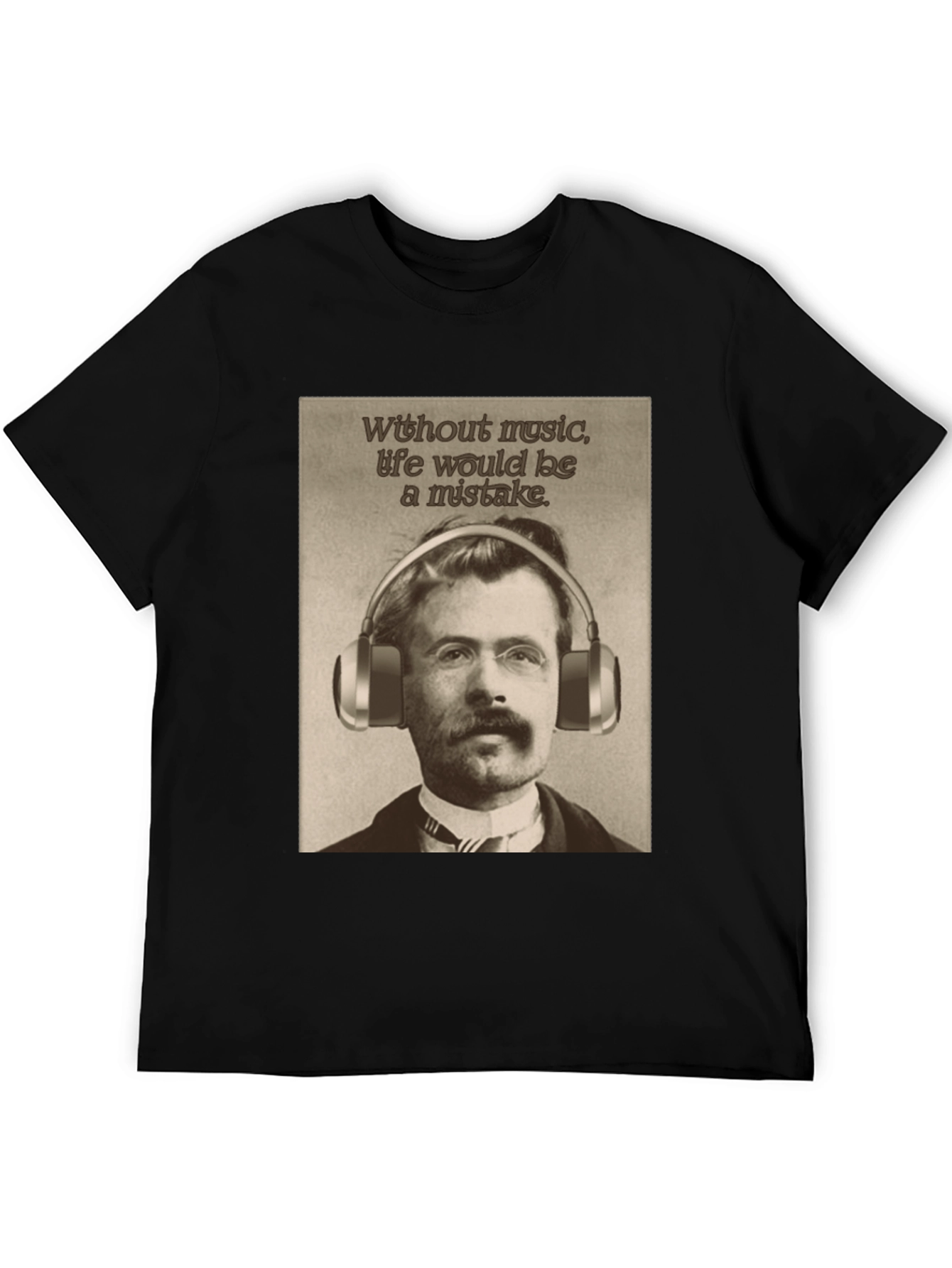 Nietzsche Music Lover T-Shirt - Philosopher Tee