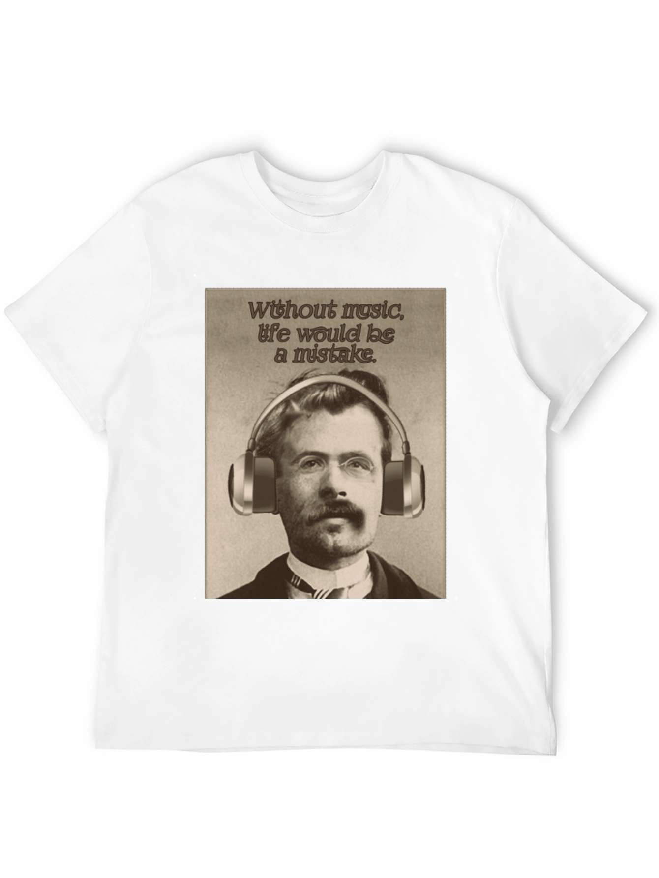Nietzsche Music Lover T-Shirt - Philosopher Tee