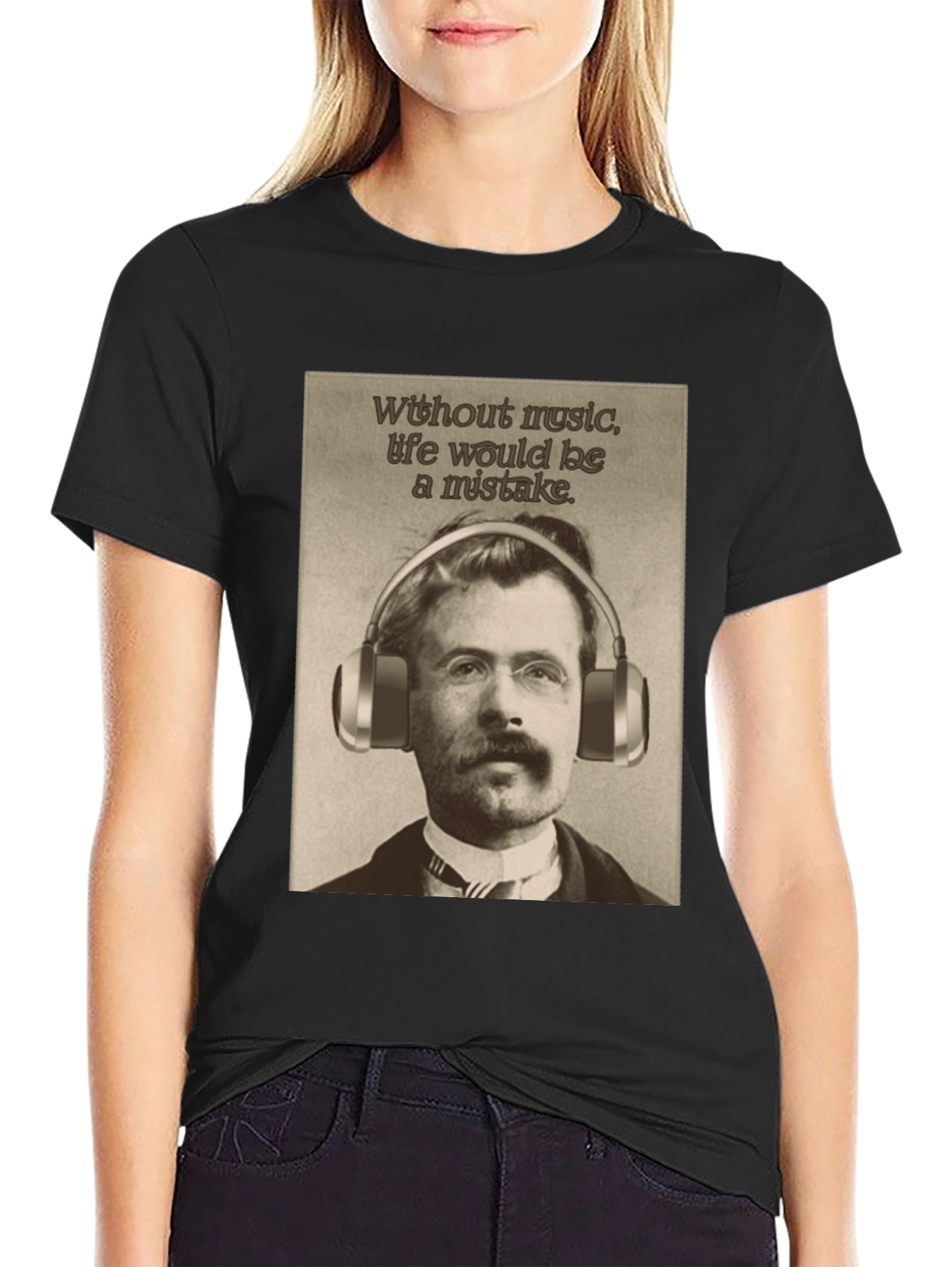 Nietzsche Music Lover T-Shirt - Philosopher Tee