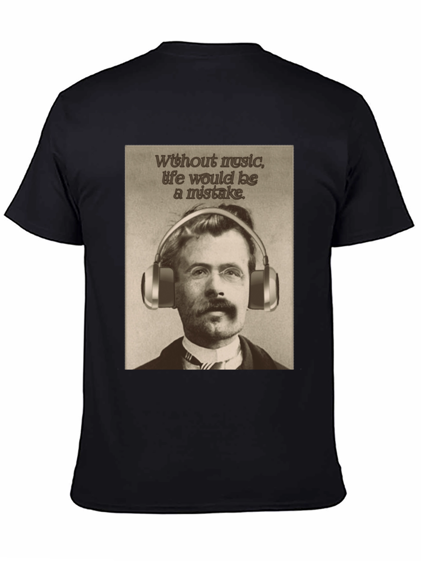 Nietzsche Music Lover T-Shirt - Philosopher Tee