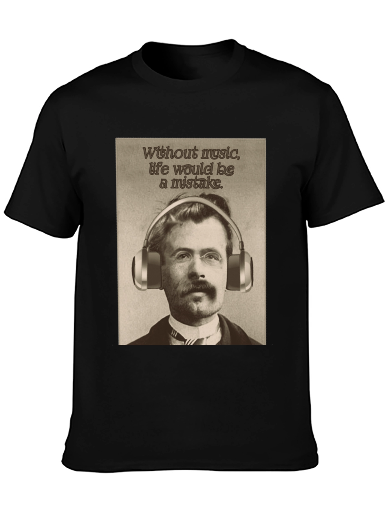 Nietzsche Music Lover T-Shirt - Philosopher Tee
