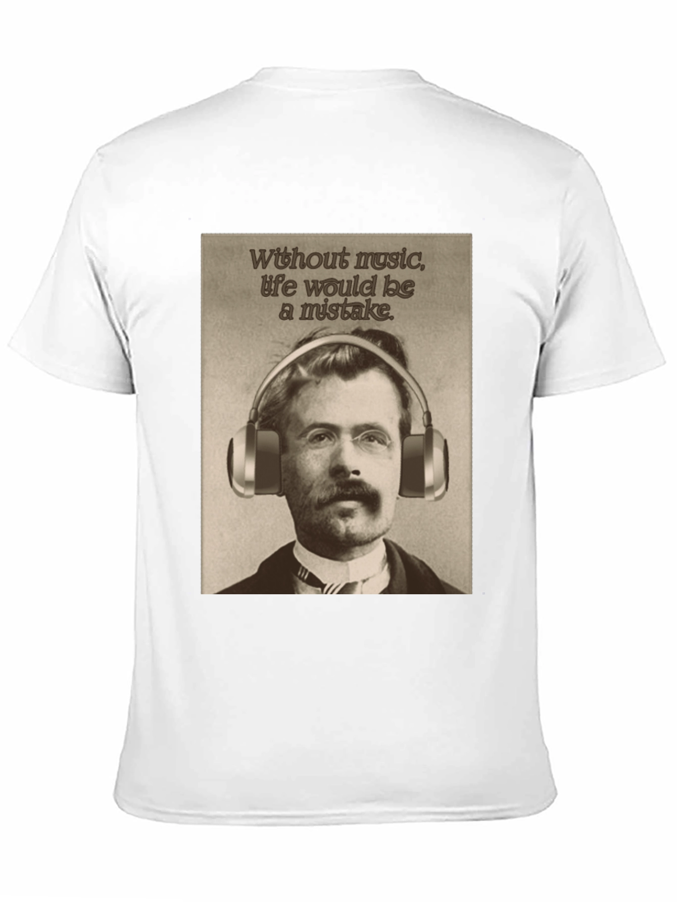 Nietzsche Music Lover T-Shirt - Philosopher Tee