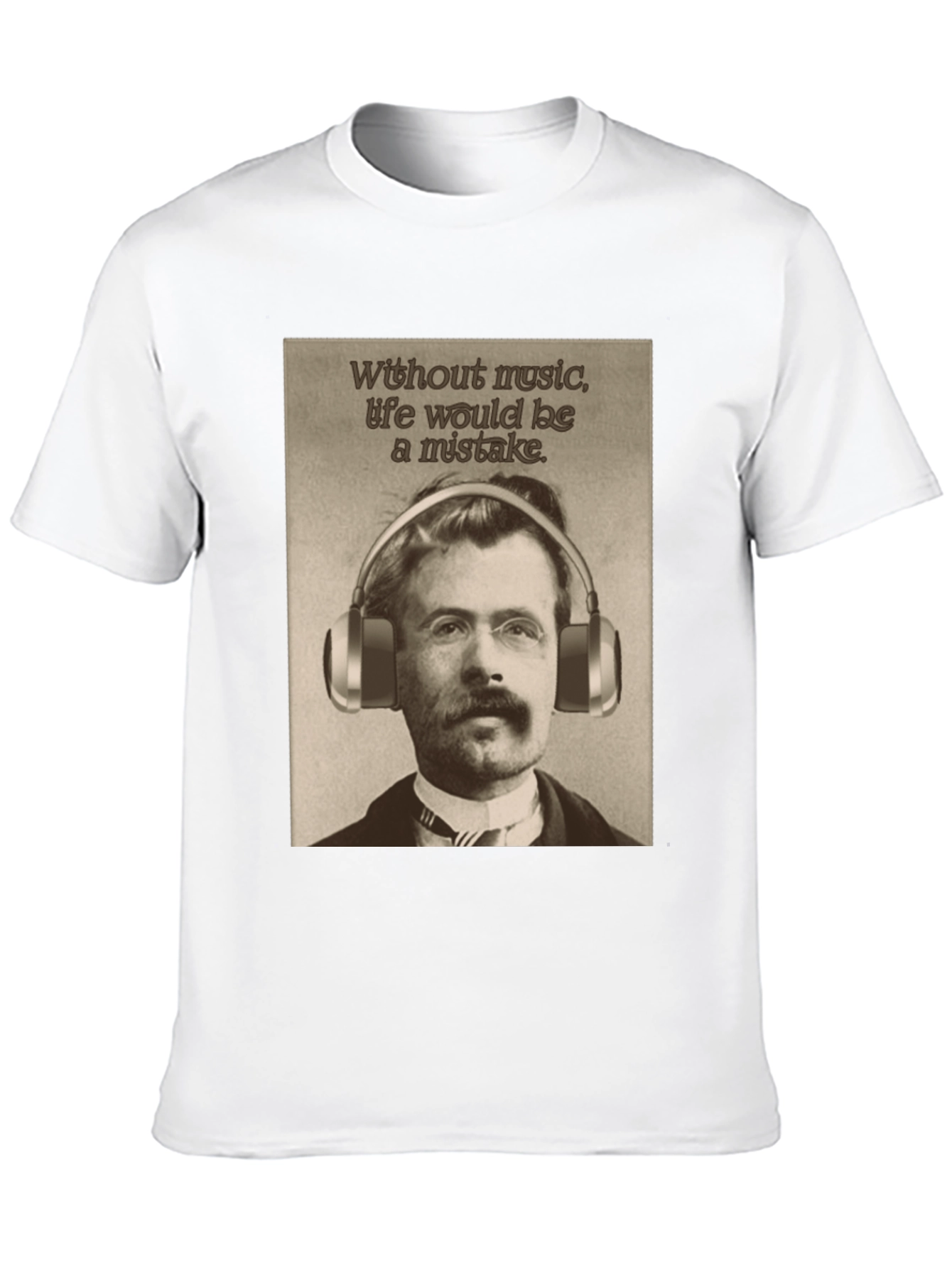 Nietzsche Music Lover T-Shirt - Philosopher Tee