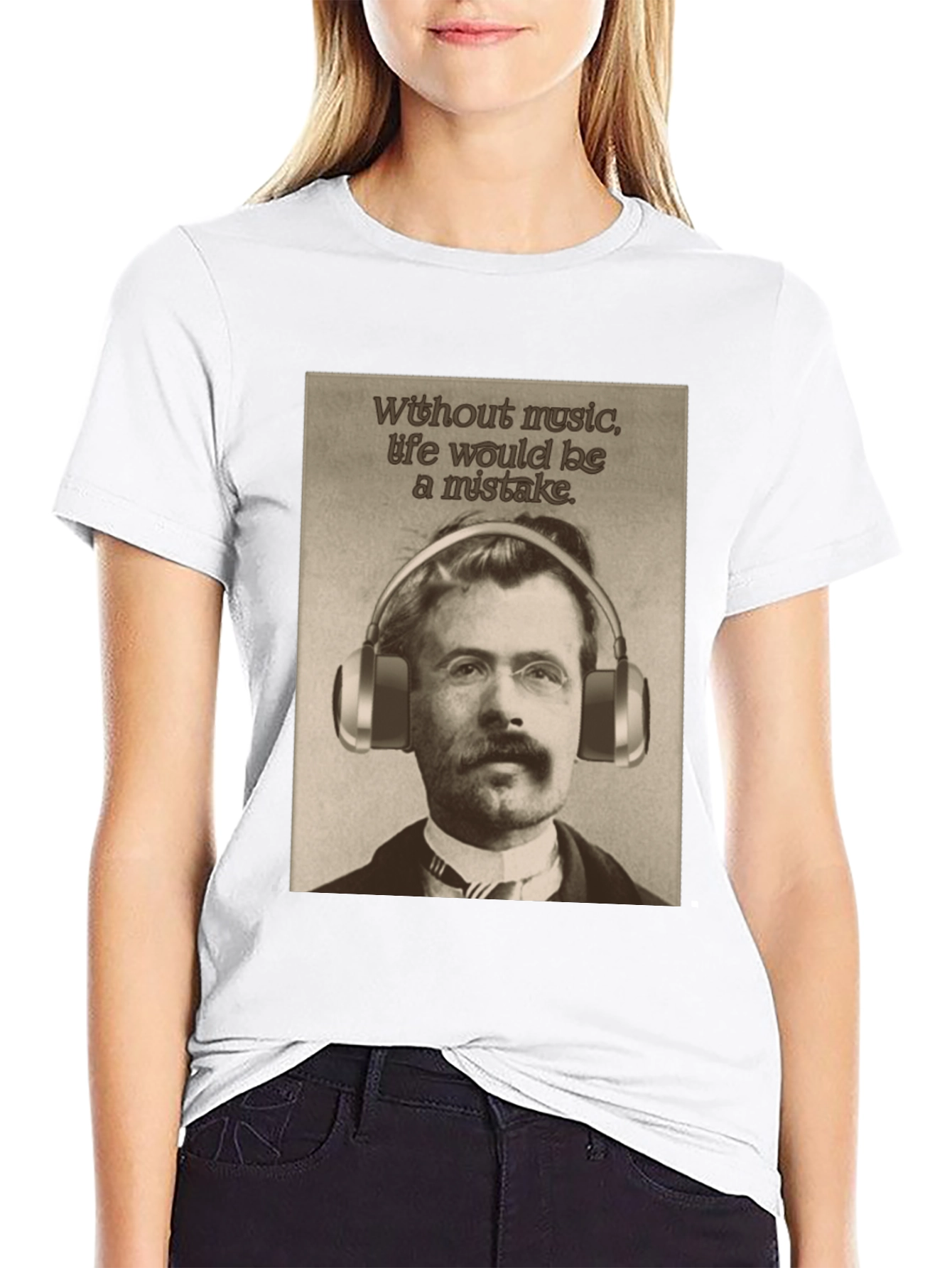 Nietzsche Music Lover T-Shirt - Philosopher Tee