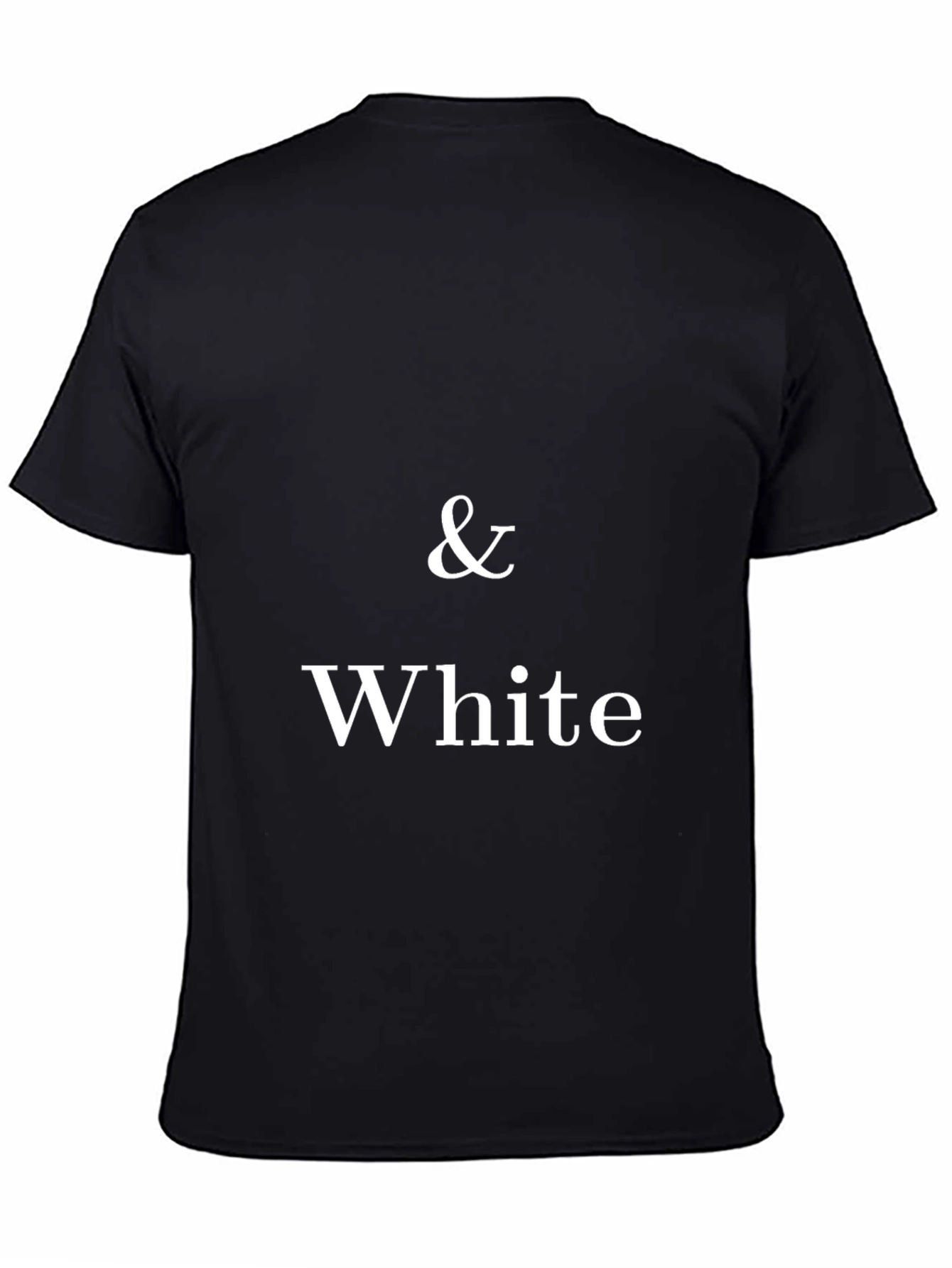 Black & White Graphic T-Shirt
