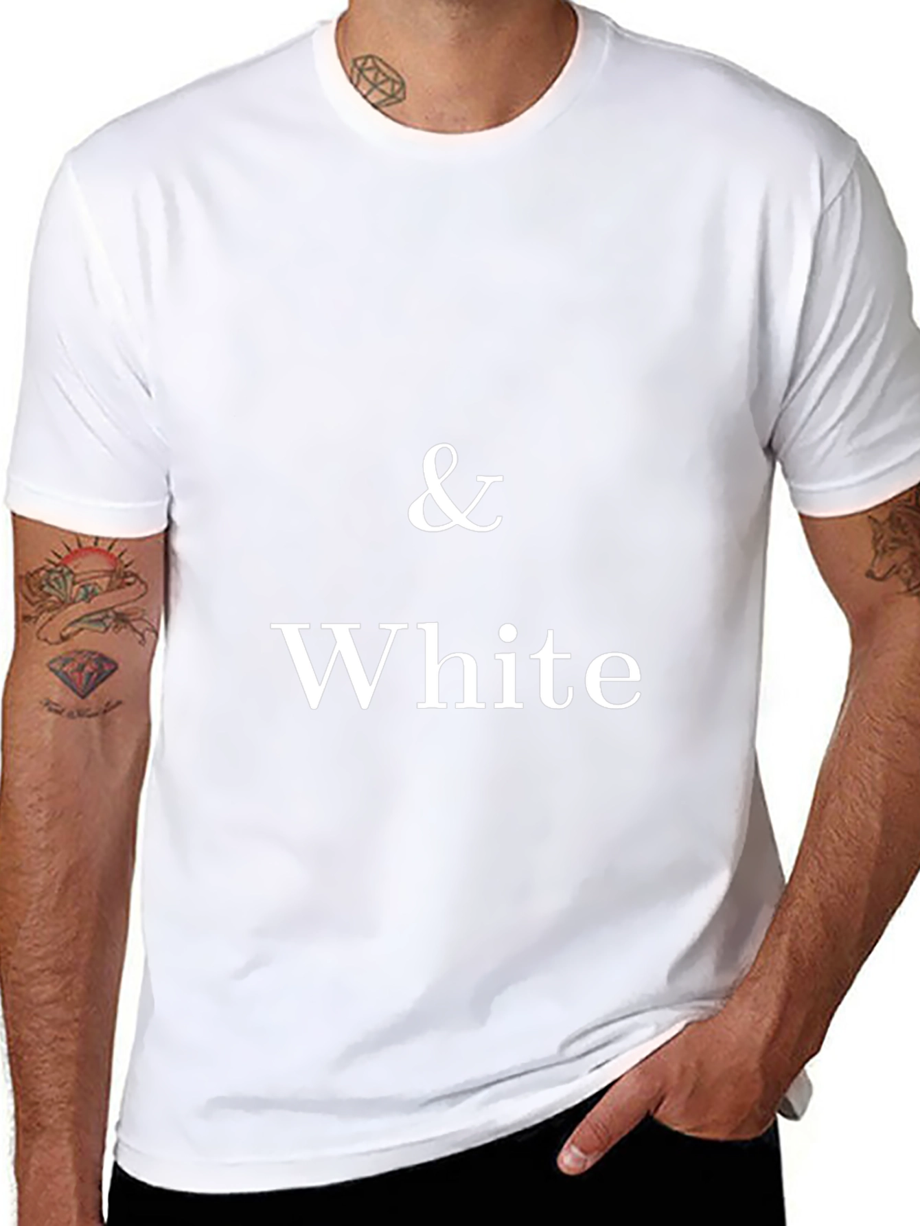 Black & White Graphic T-Shirt