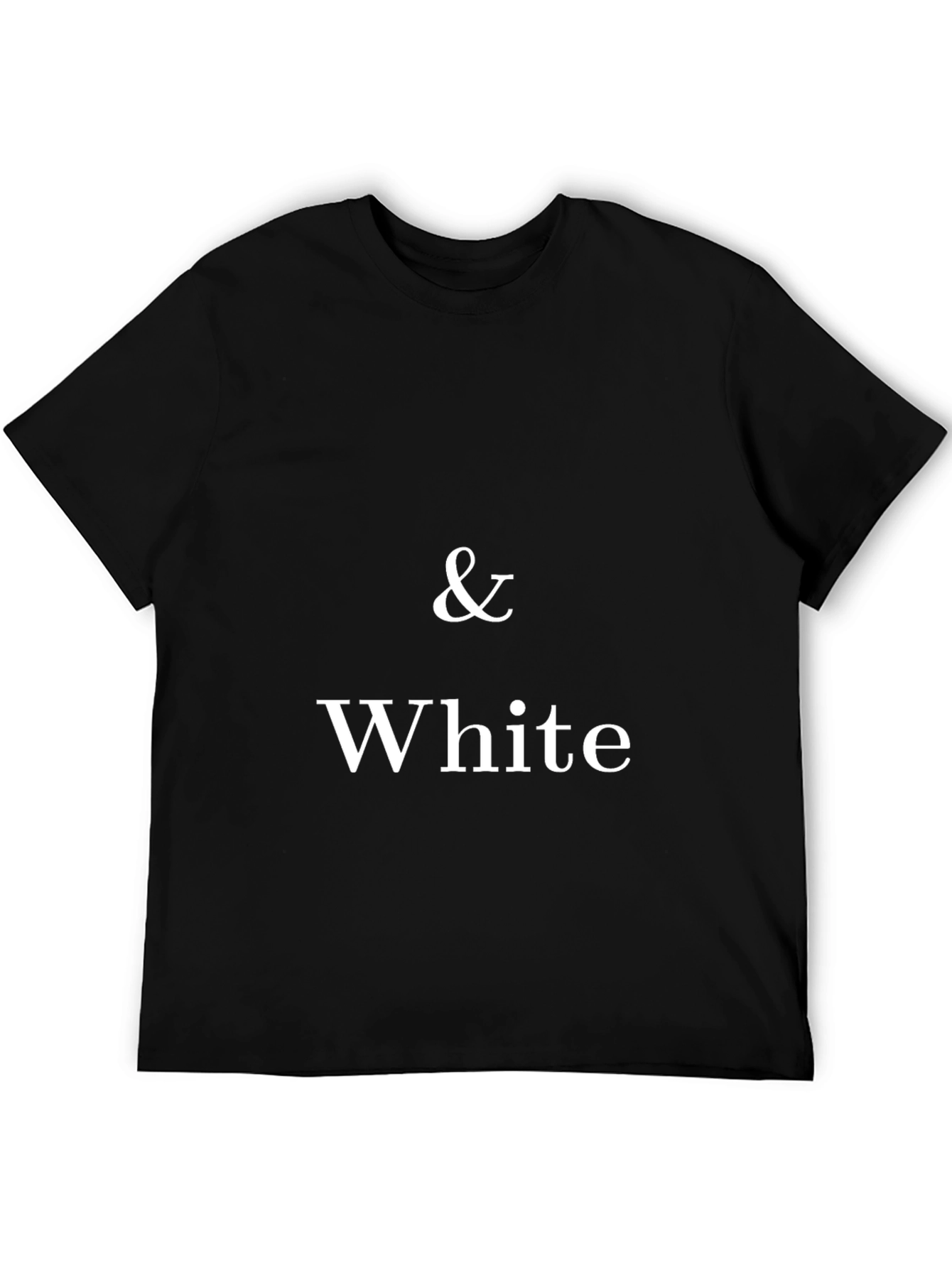 Black & White Graphic T-Shirt