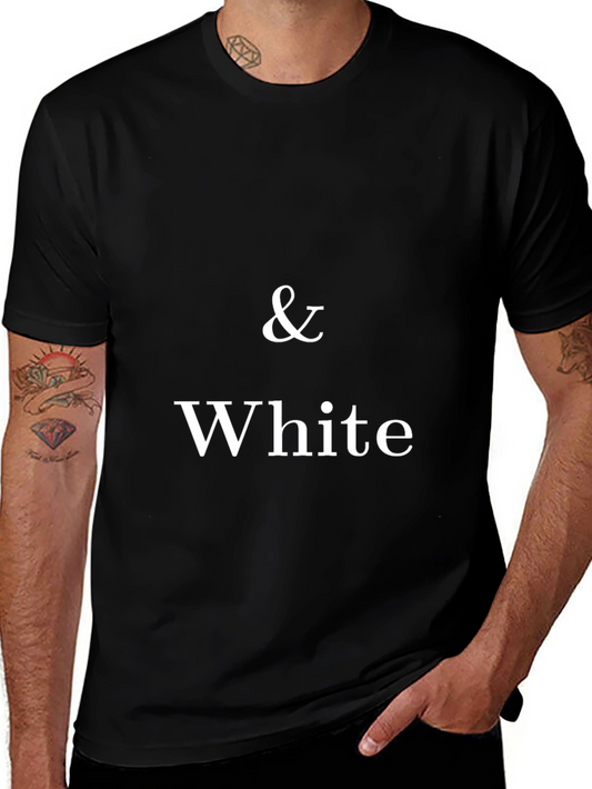 Black & White Graphic T-Shirt