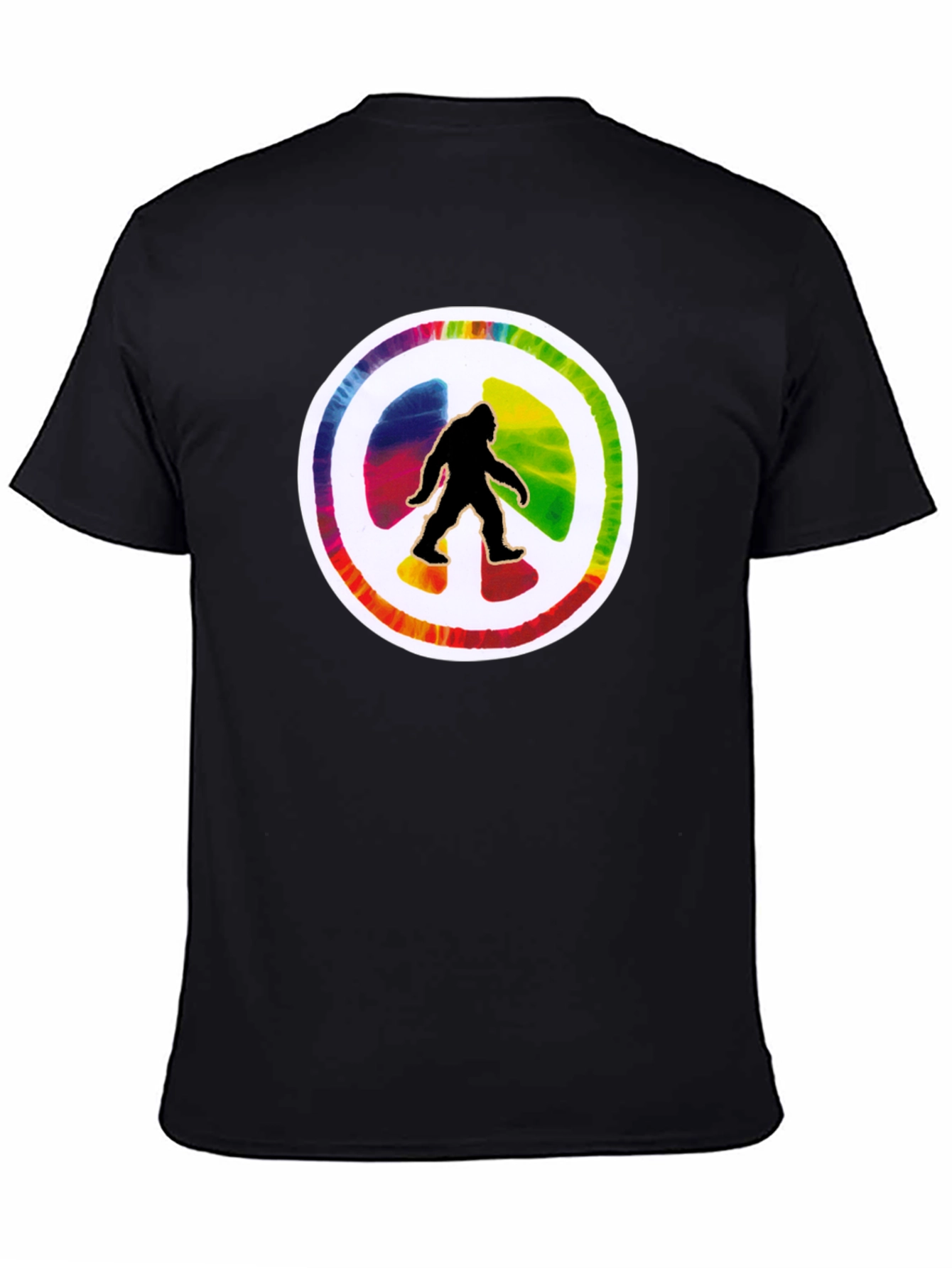 Peace Bigfoot Tie Dye Graphic Tee