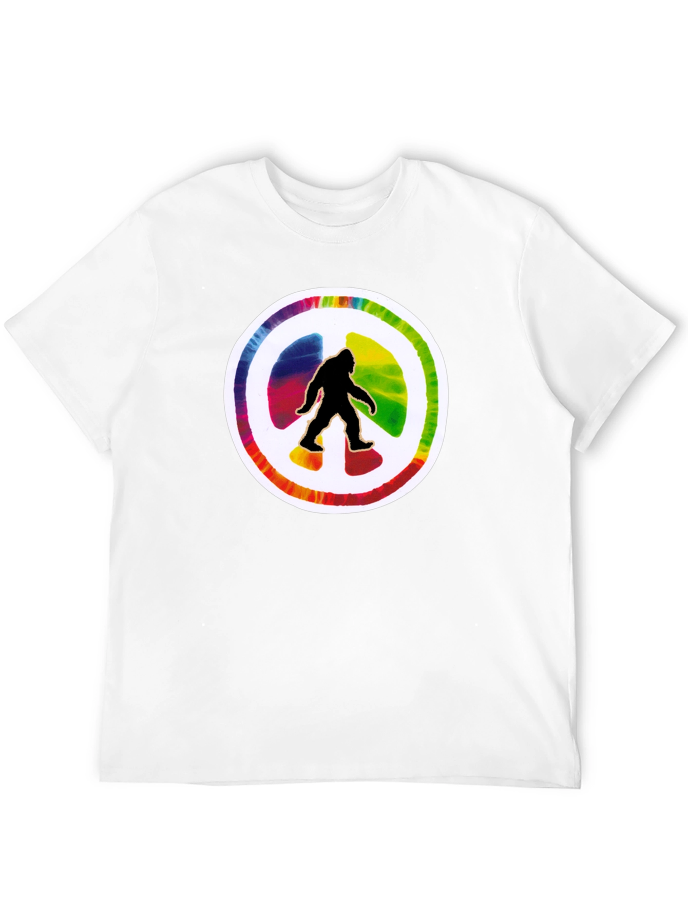 Peace Bigfoot Tie Dye Graphic Tee