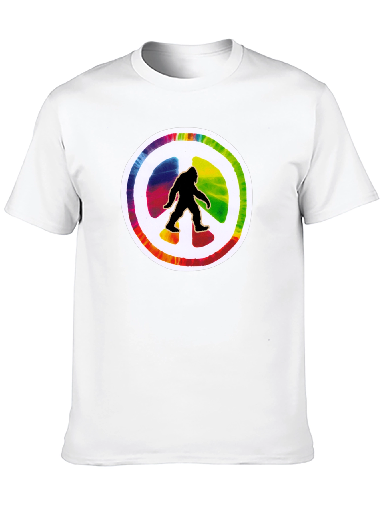 Peace Bigfoot Tie Dye Graphic Tee