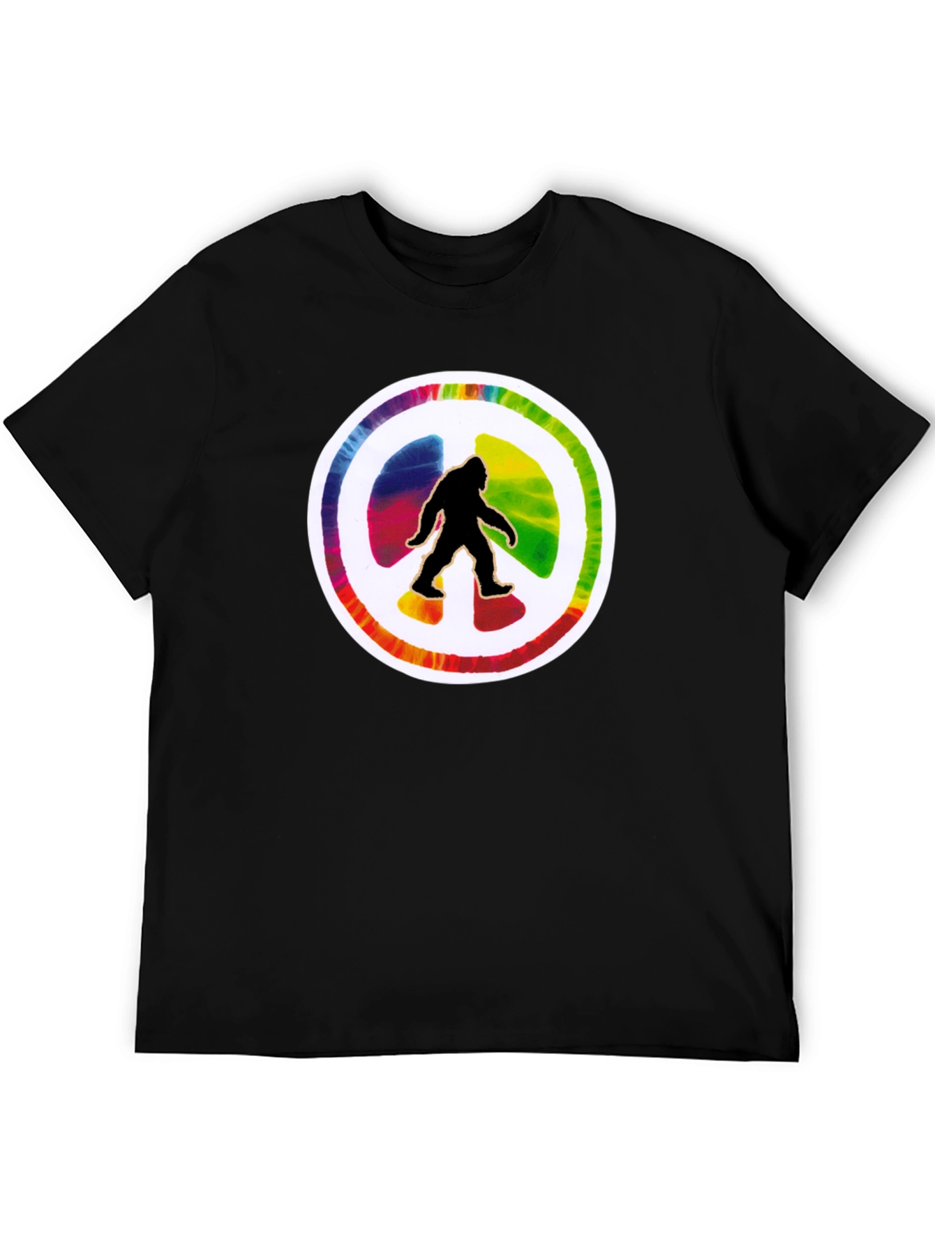 Peace Bigfoot Tie Dye Graphic Tee