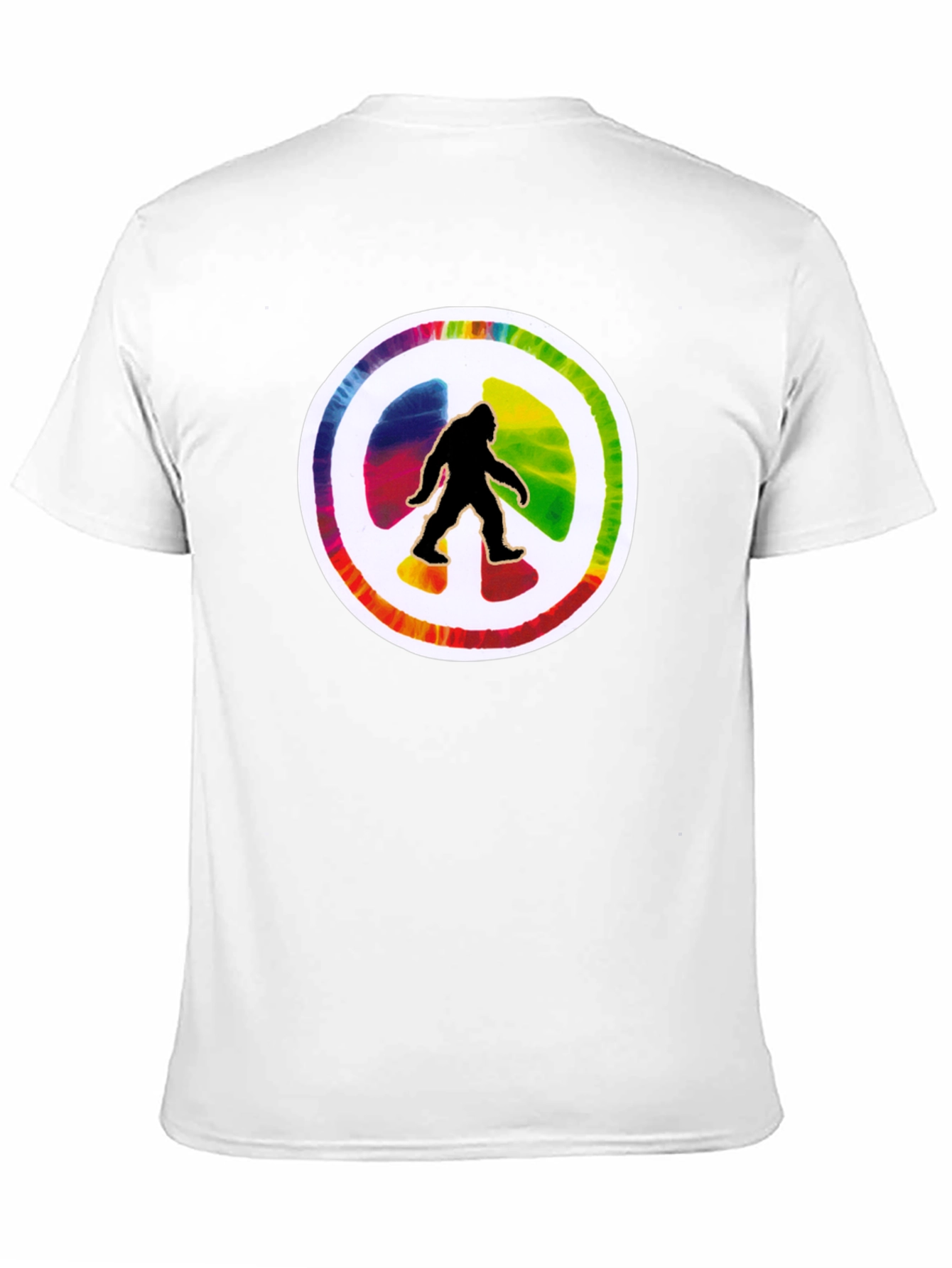 Peace Bigfoot Tie Dye Graphic Tee