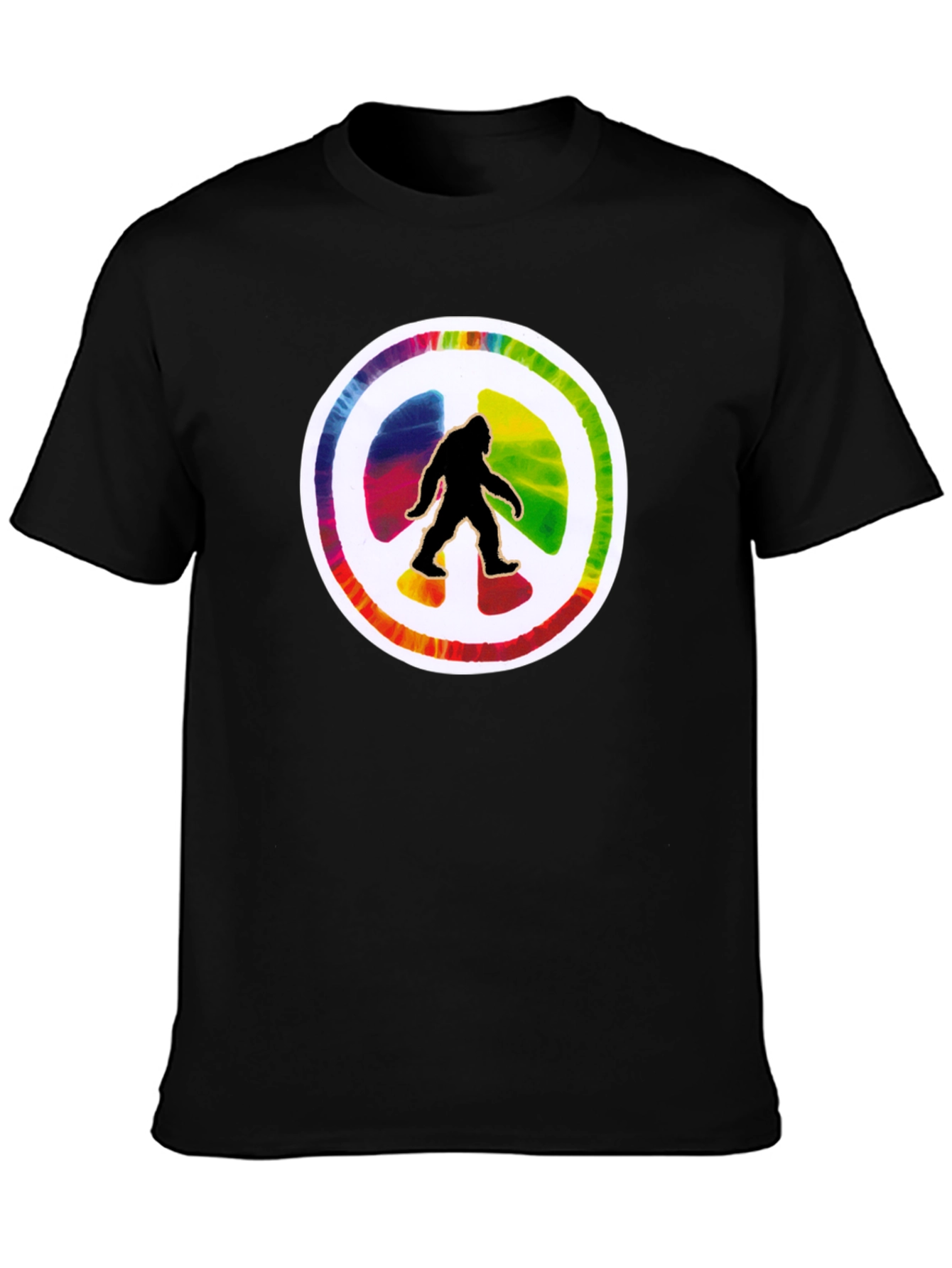 Peace Bigfoot Tie Dye Graphic Tee